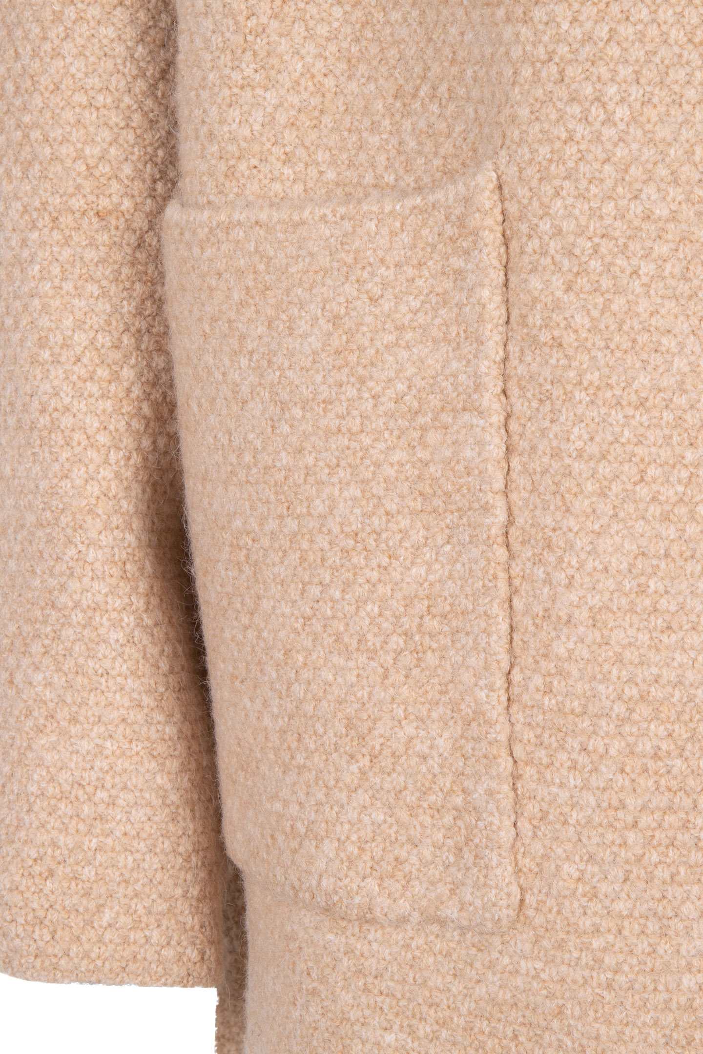 CARDIGAN LONG FRINGES SAND 6