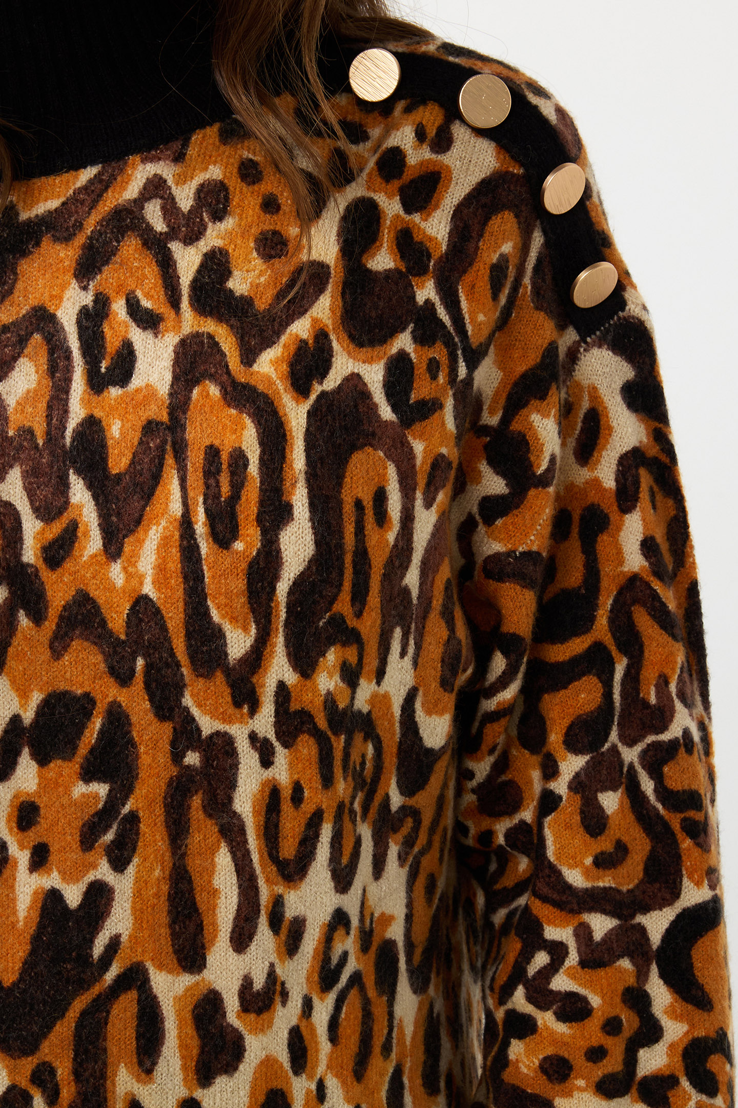 DRESS KNITTED ANIMAL LAND PRINT 6