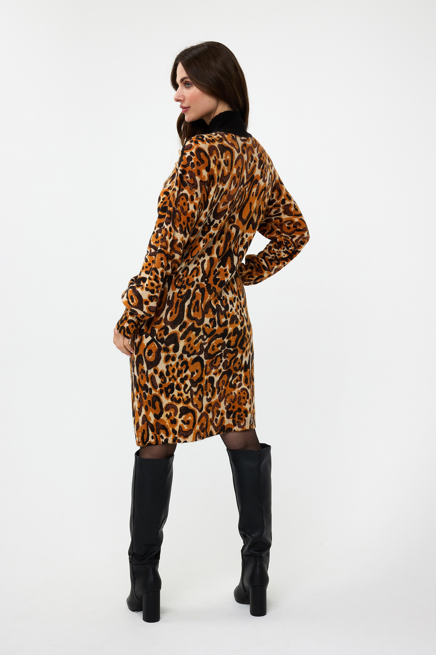 DRESS KNITTED ANIMAL LAND PRINT 3