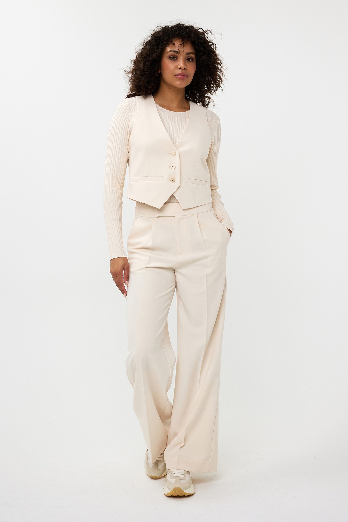 GILET SHORT CITY BEIGE 2