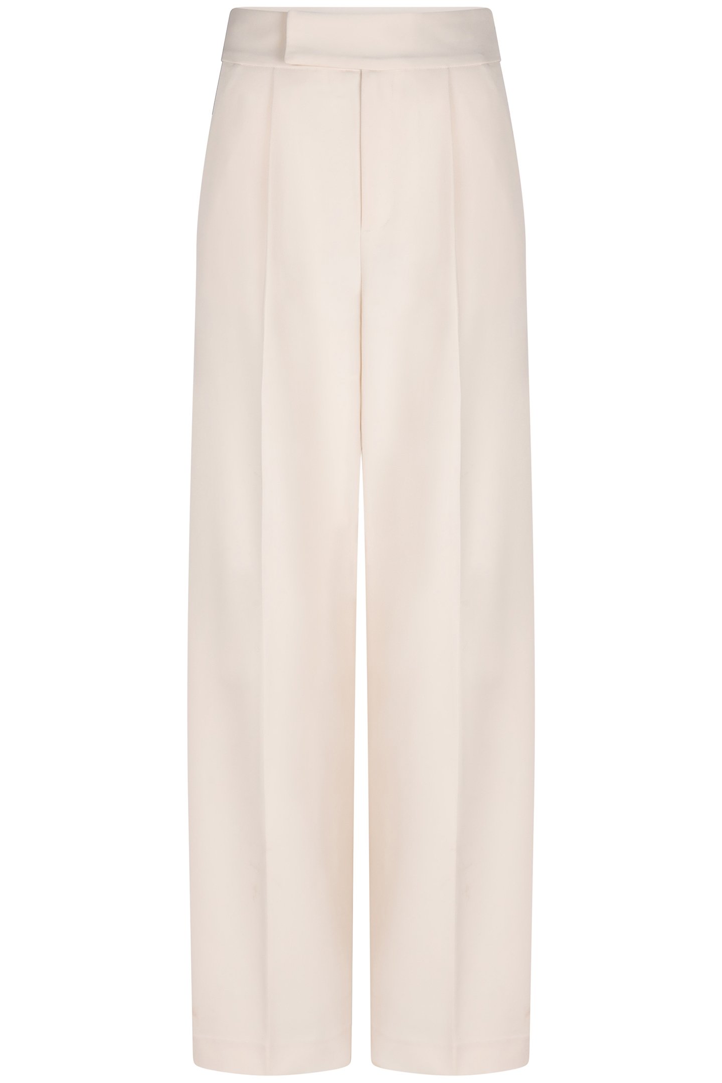 TROUSERS HIGH WAIST WIDE CITY BEIGE 5