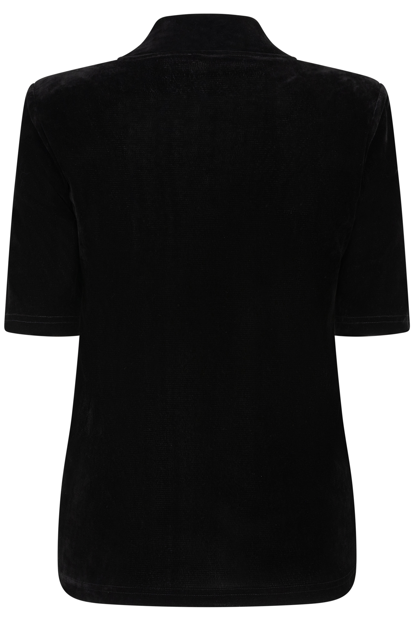 TOP TURTLE VELOURS STRETCH BLACK 4