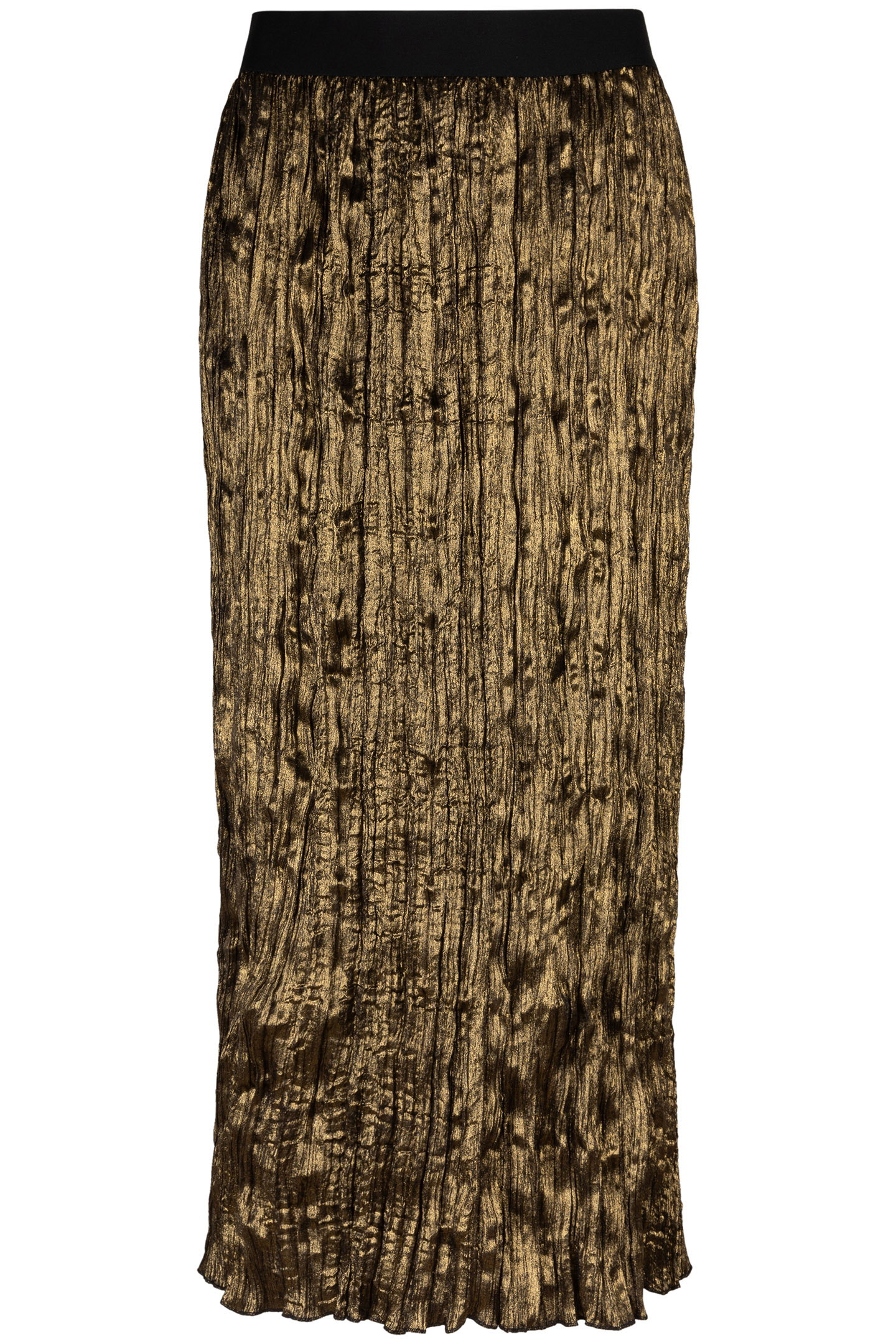 SKIRT CRUSHED FOIL MOSS GREEN 6