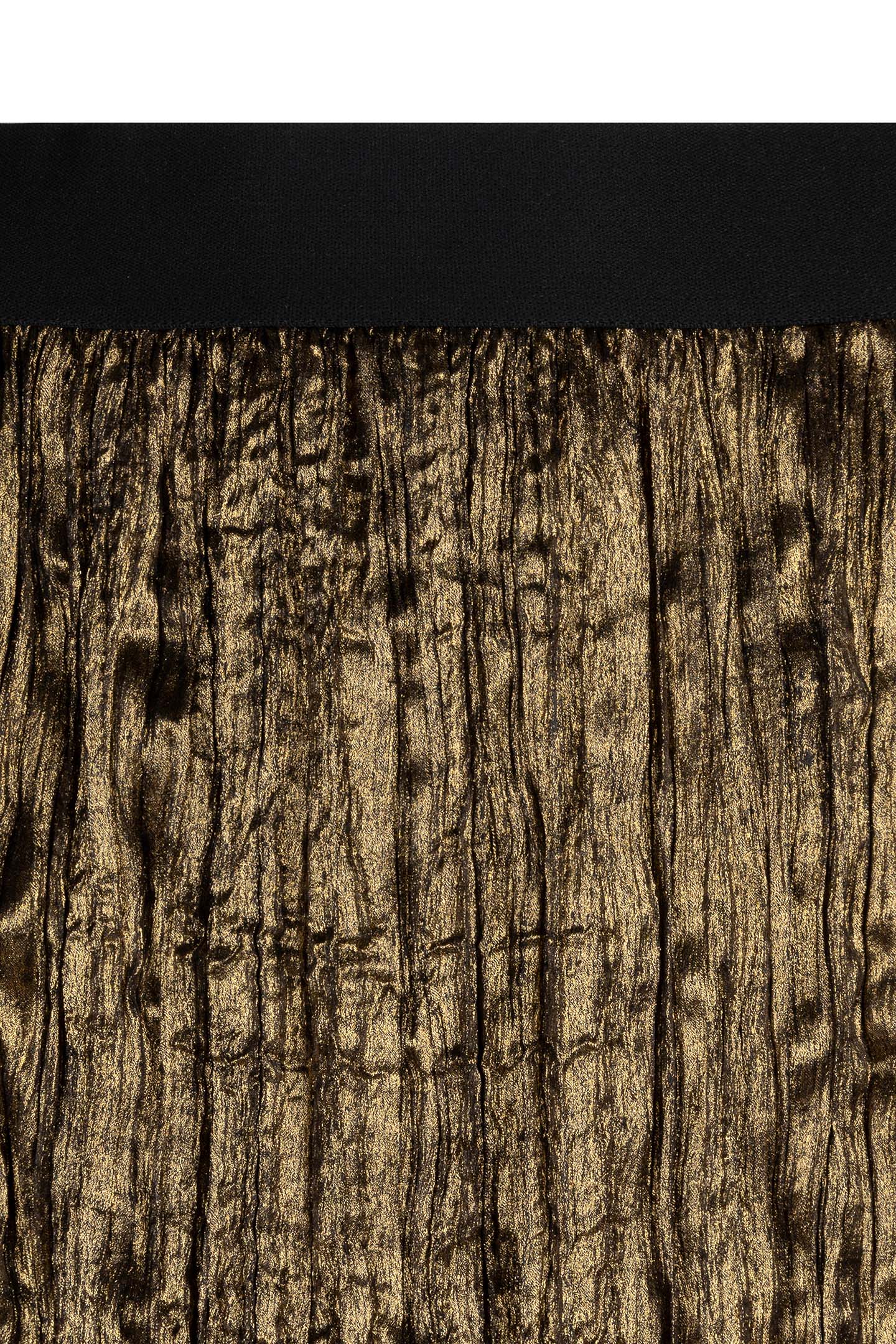 SKIRT CRUSHED FOIL MOSS GREEN 9