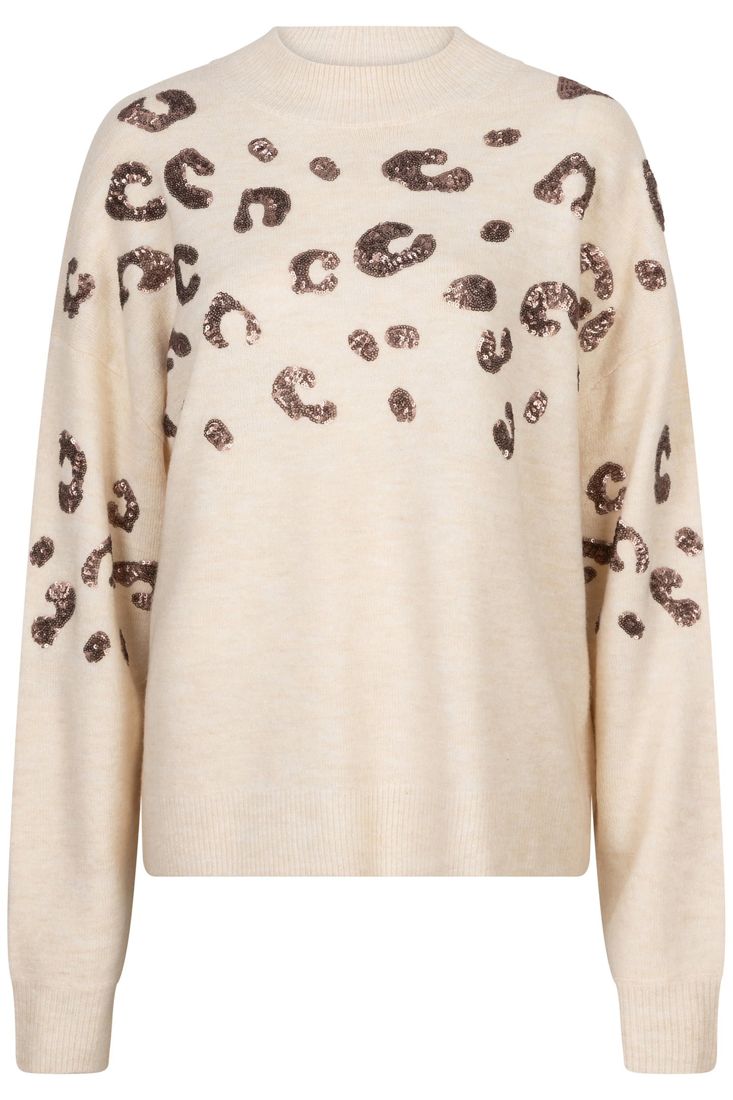 SWEATER ANIMAL SEQUINS BEIGE 4