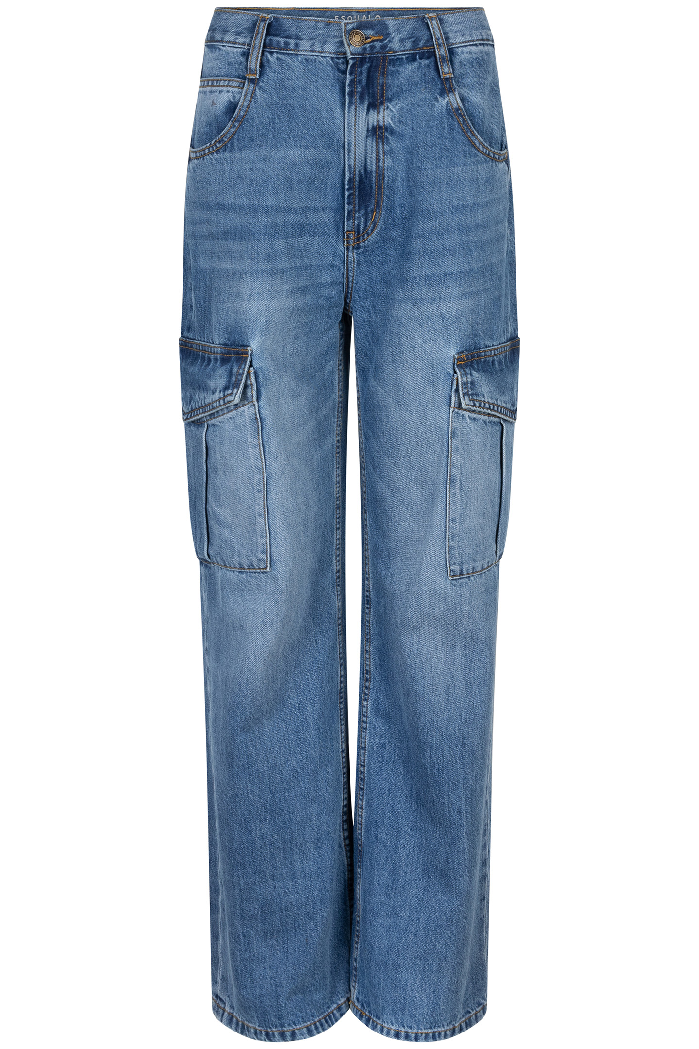 TROUSERS JEANS CARGO WIDE LEG JEANS BLUE 5