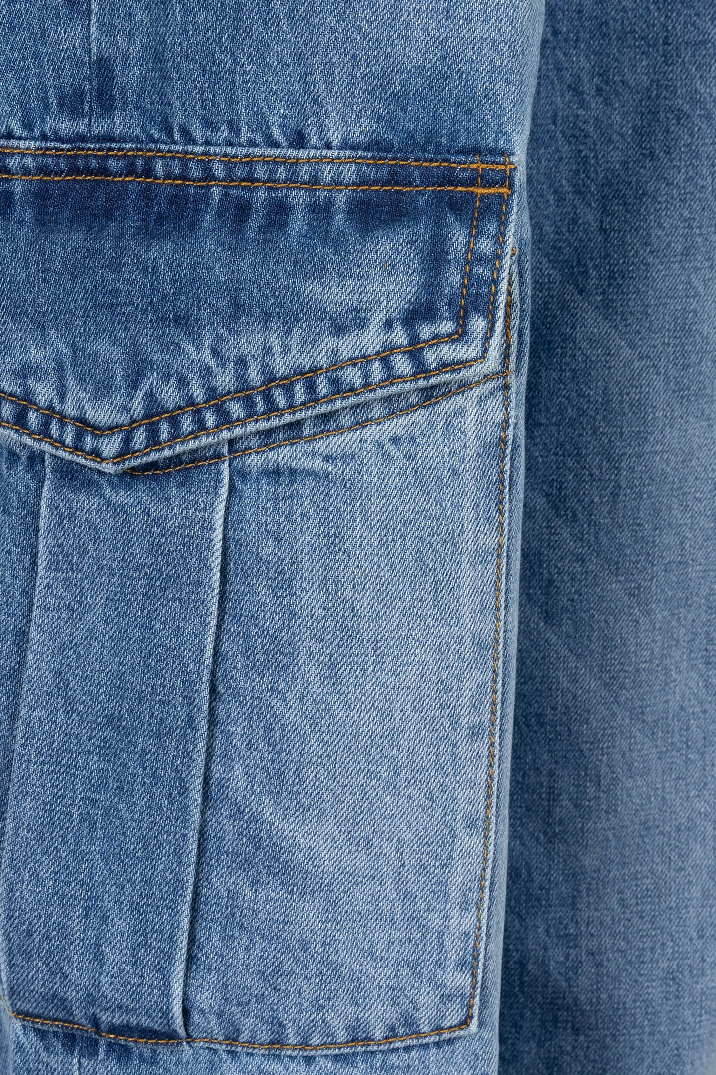 TROUSERS JEANS CARGO WIDE LEG JEANS BLUE 9