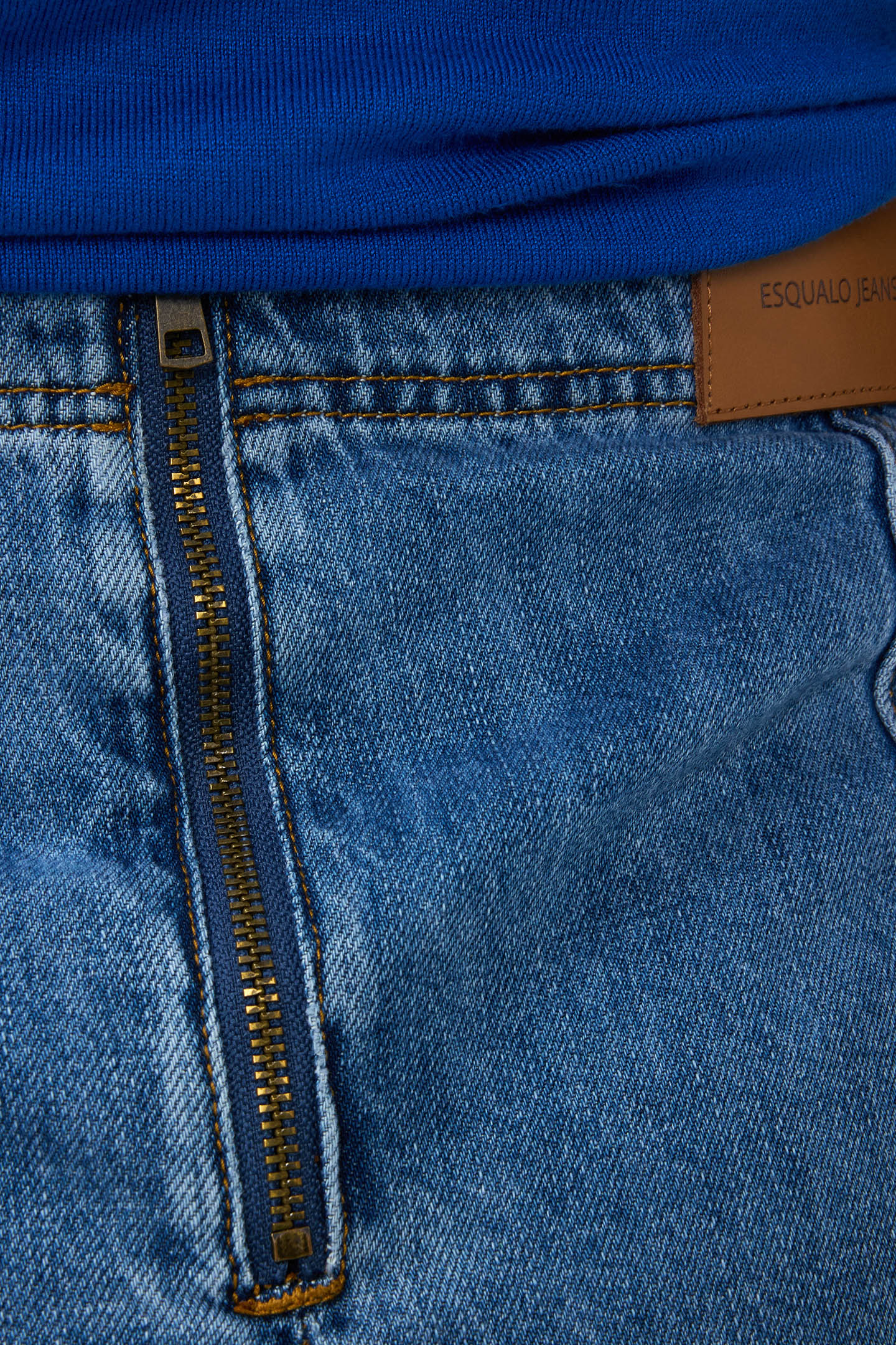 SKIRT DENIM BUTTONS JEANS BLUE 8