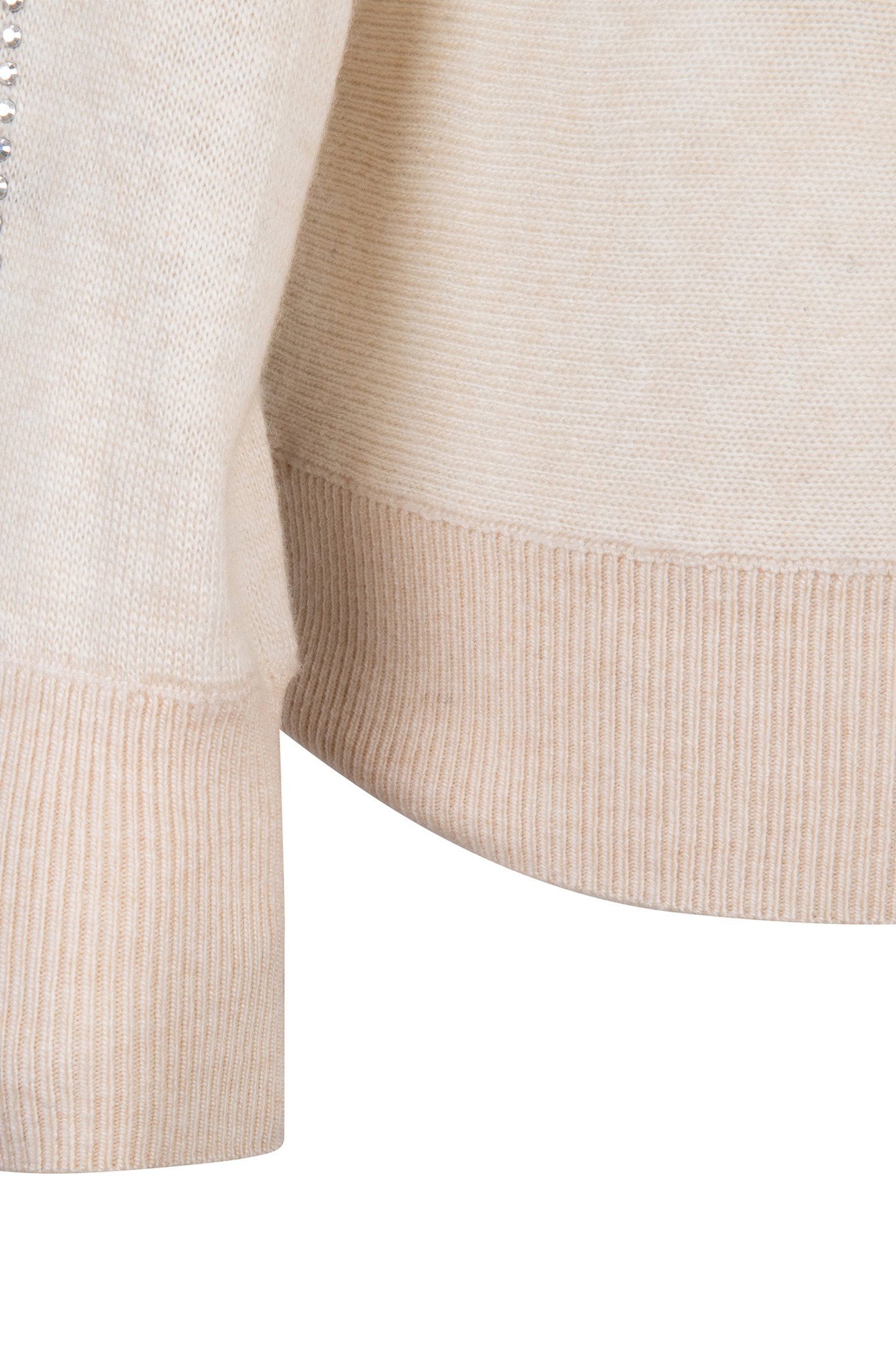 SWEATER SLEEVE STUDS BEIGE 7