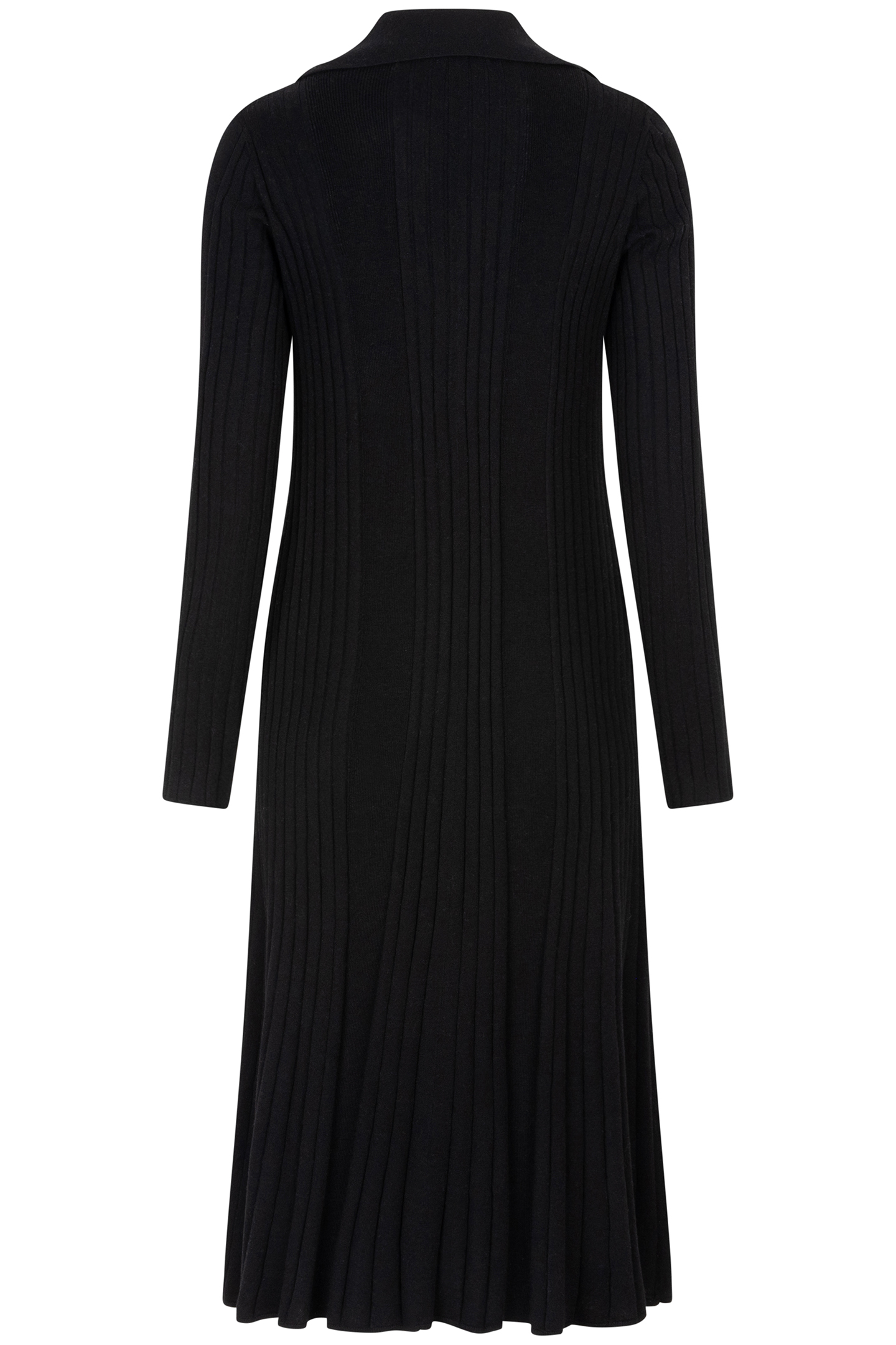 DRESS RIB BUTTON CLOSURE BLACK 5