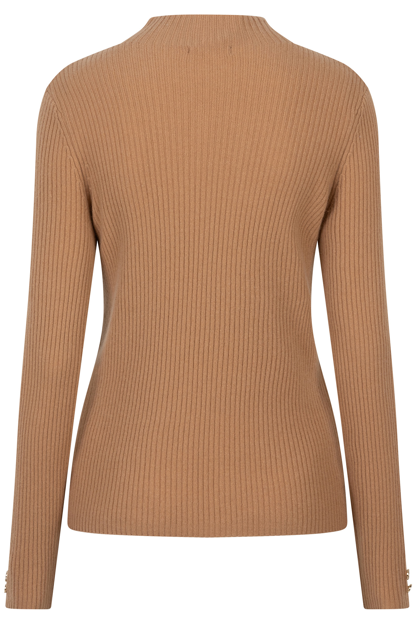 SWEATER COL A-SYM BUTTONS BRANDY 5