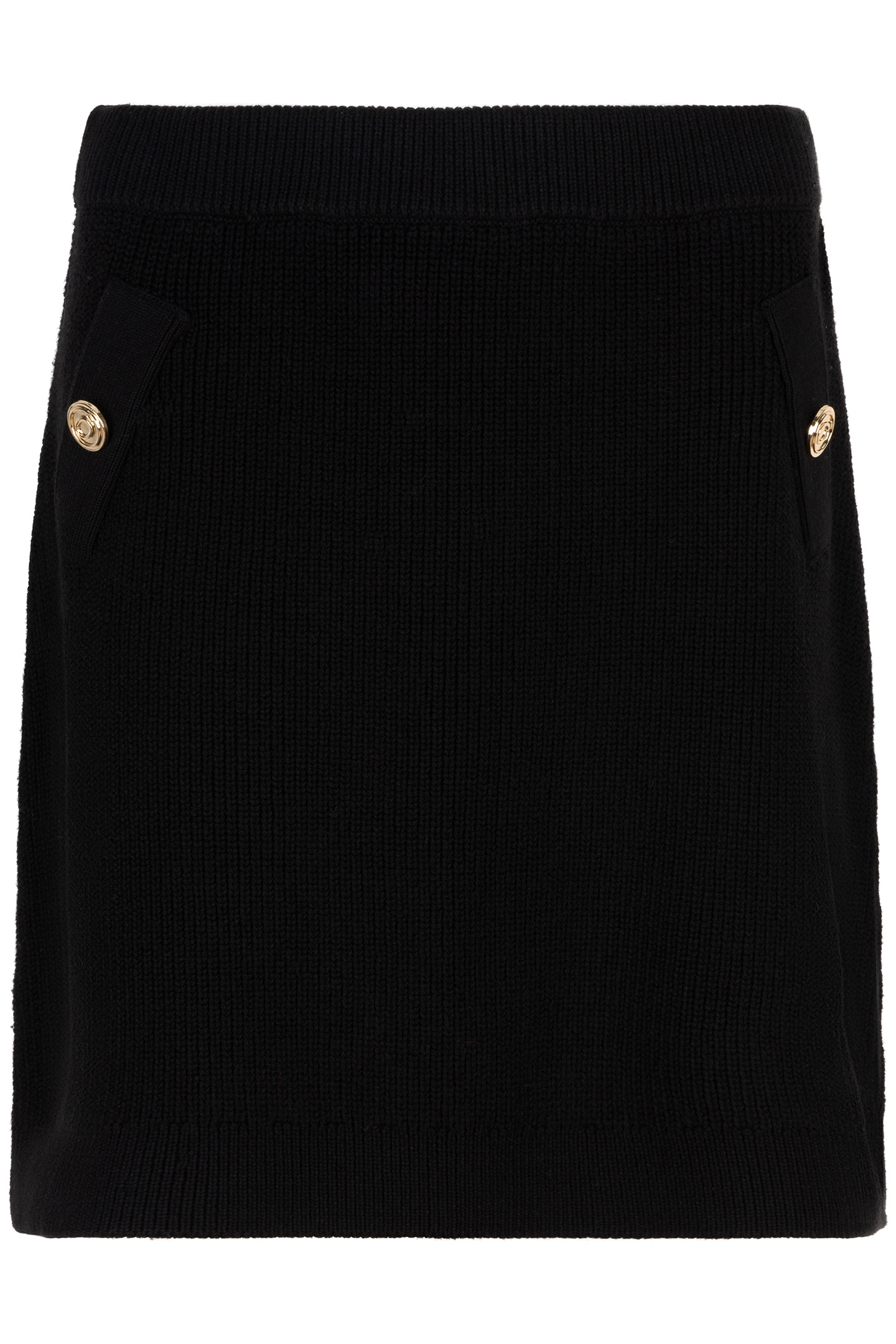 SKIRT BUTTONED BLACK 4
