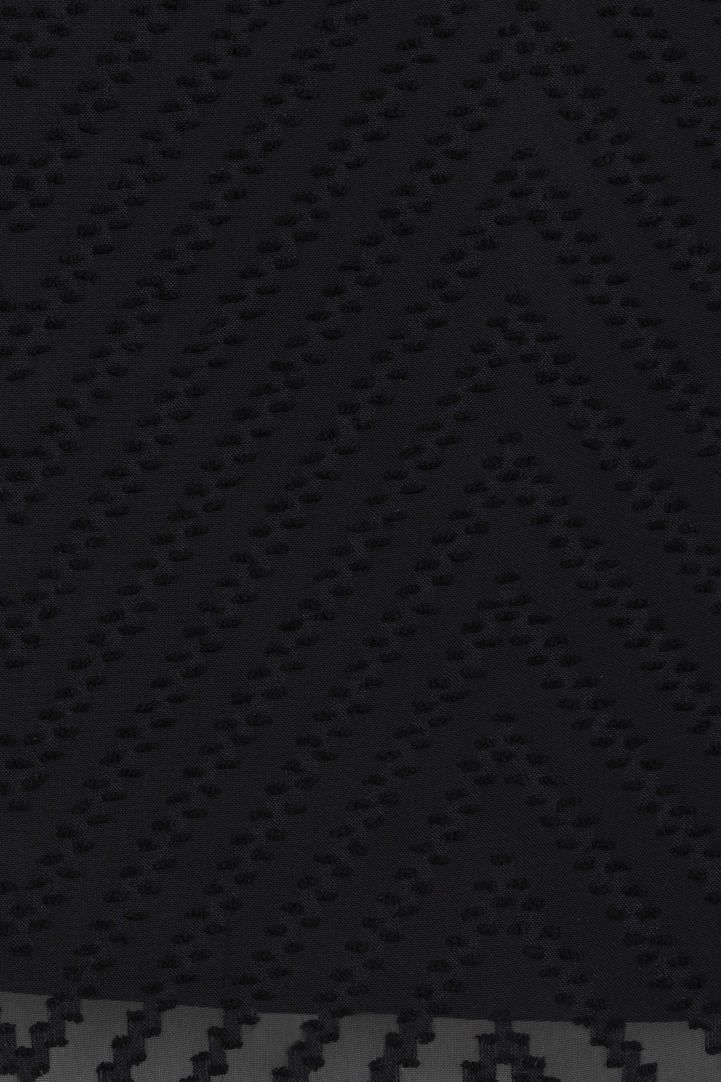 BLOUSE ALLOVER ZIGZAG PLUMETIS BLACK 7