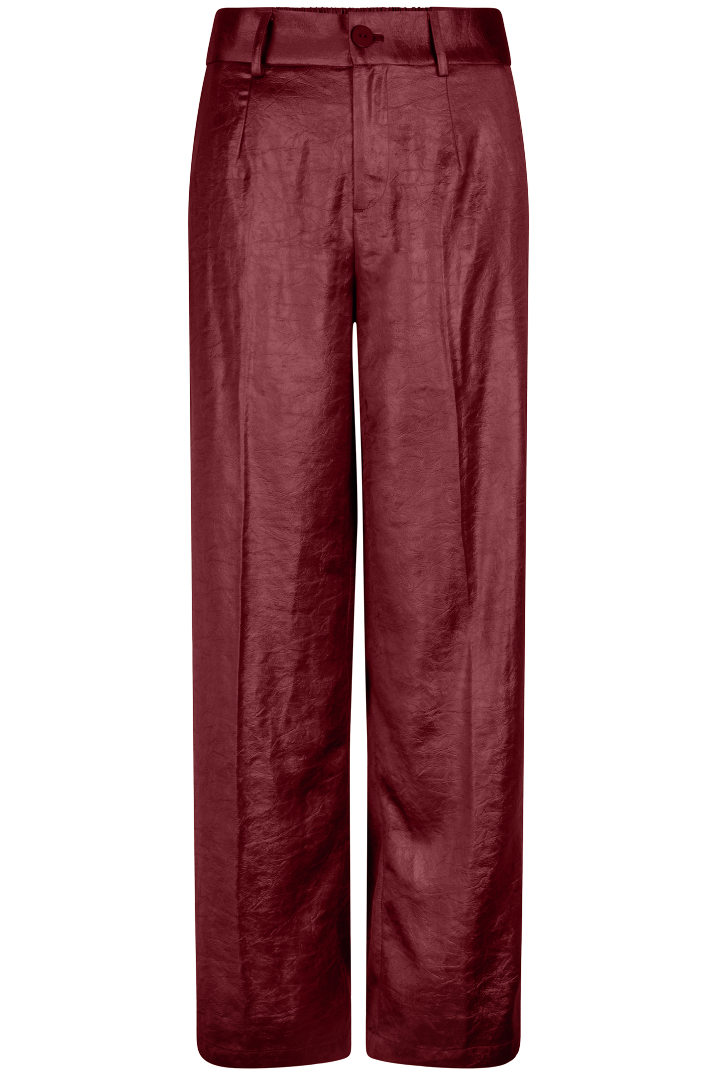 TROUSERS METALLIC EM WINE RED 5