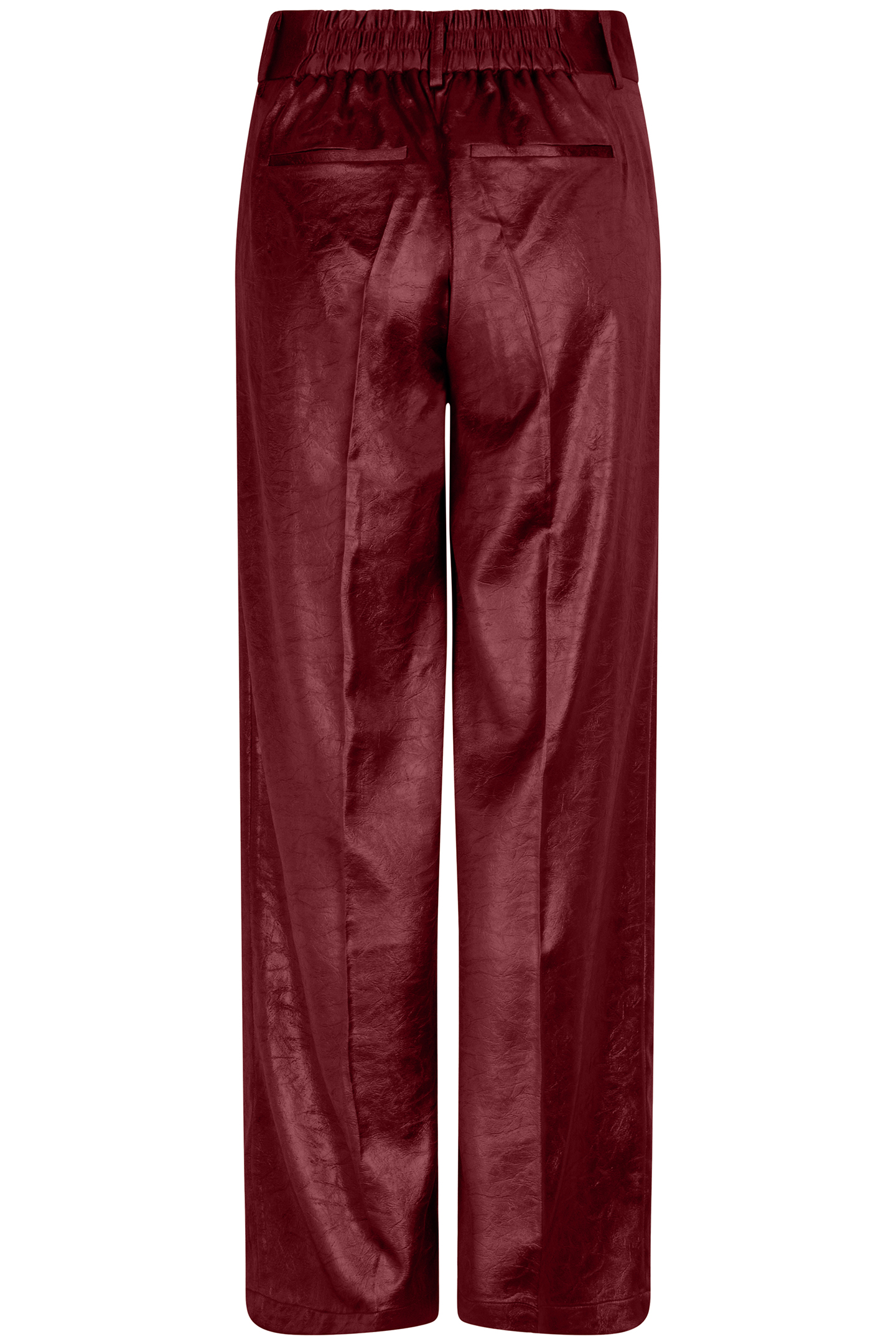 TROUSERS METALLIC EM WINE RED 6