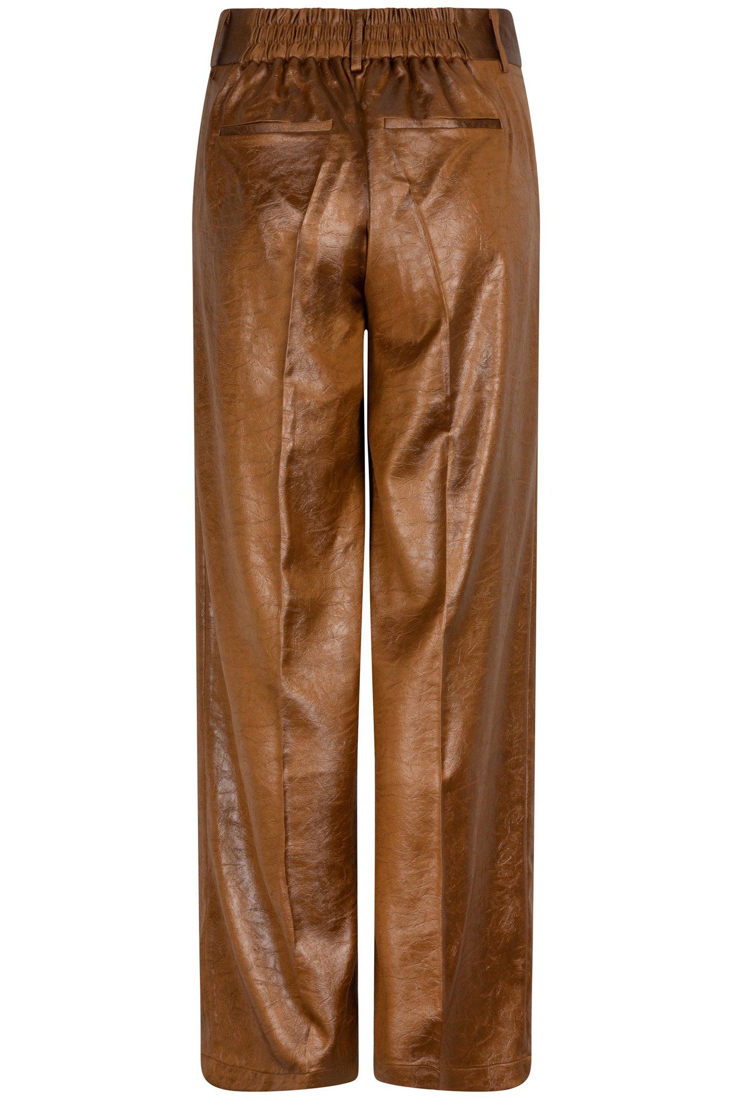 TROUSERS METALLIC EM BRANDY 5
