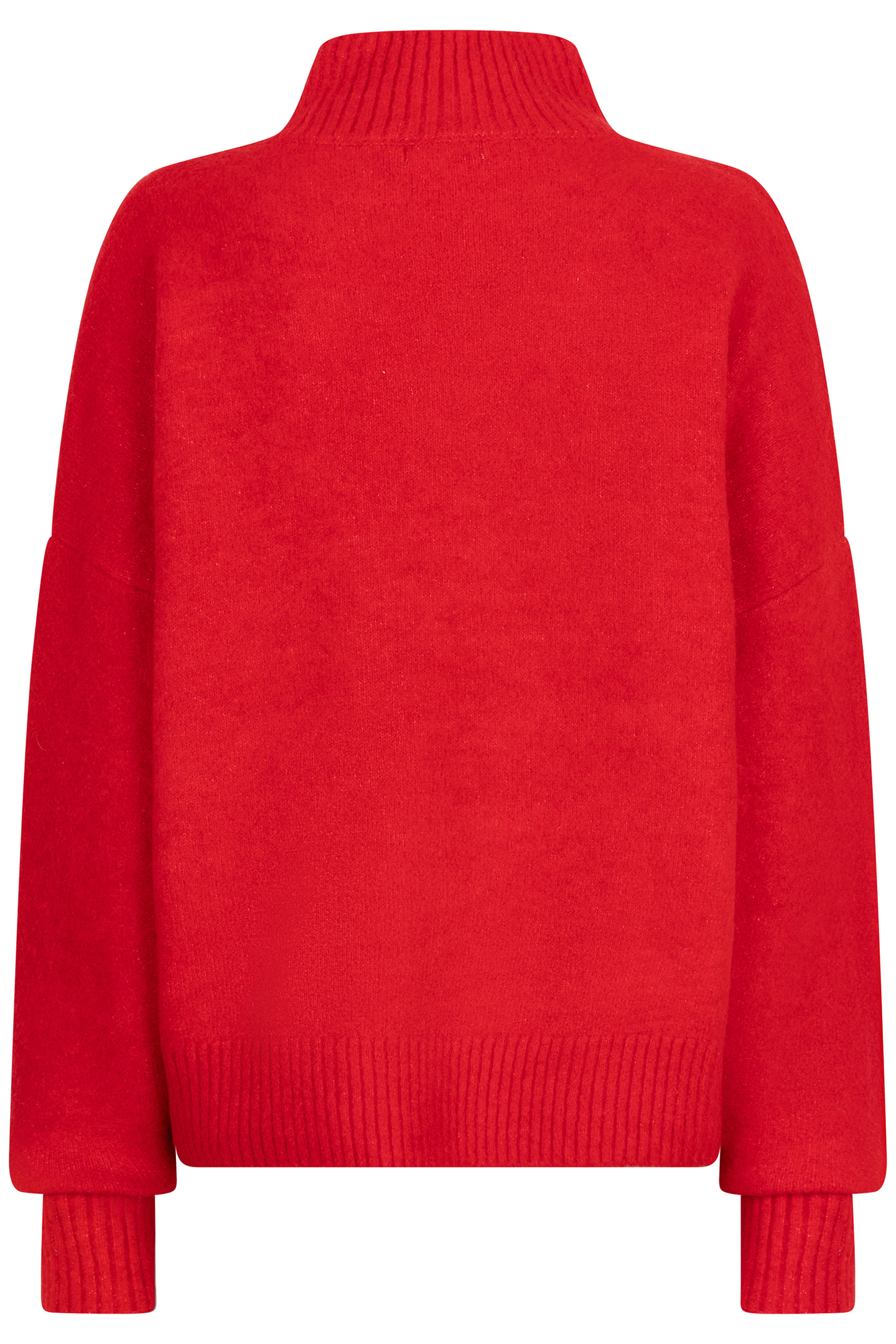 SWEATER BOXY COL RED 5