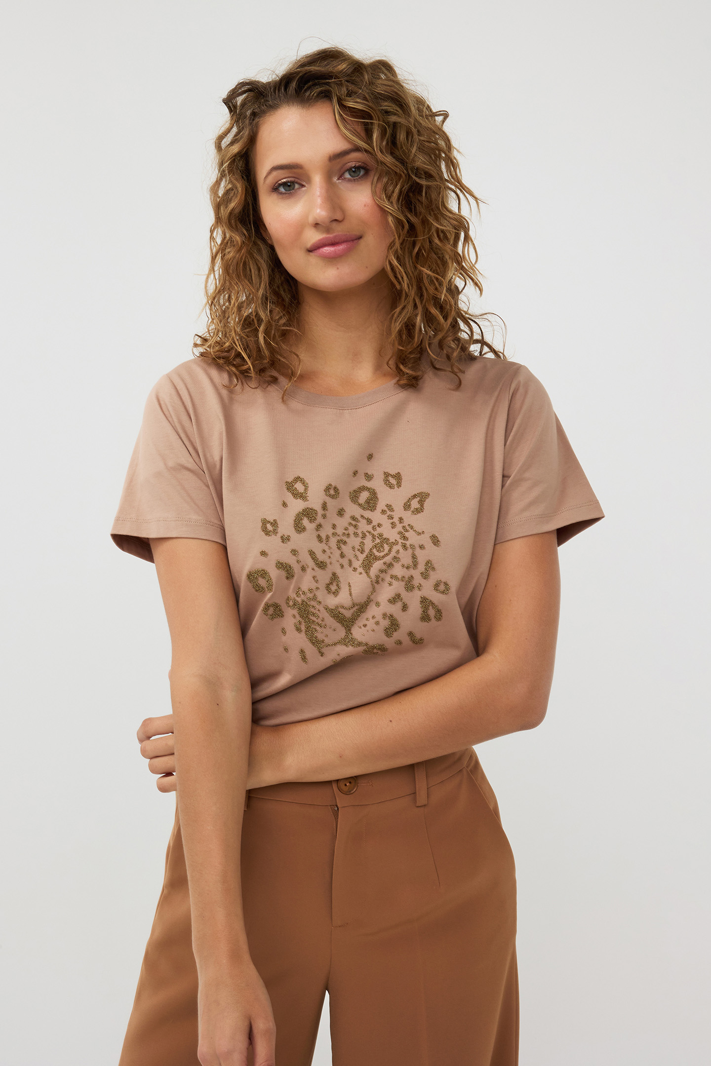 T-SHIRT ANIMAL CAVIAR CINNAMON 1