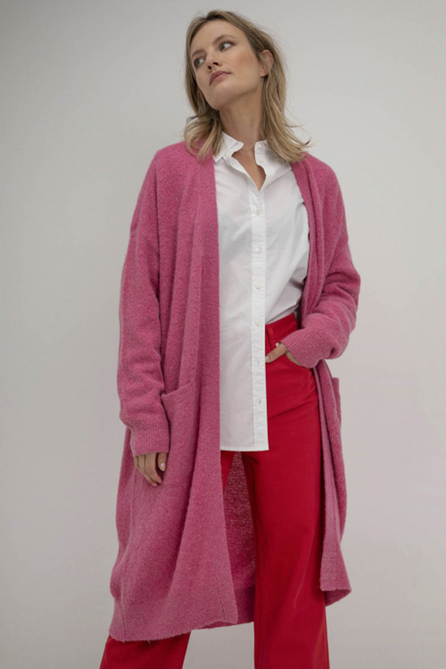 SJOUKJE CARDIGAN BUBBLEGUM 1