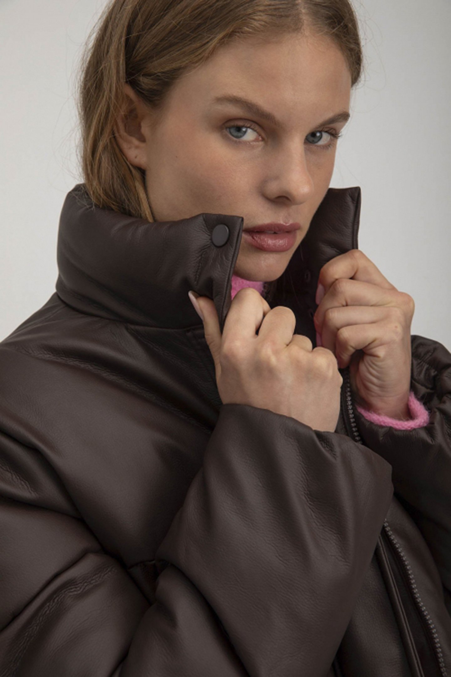 SEMMIE COAT DARK BROWN 3