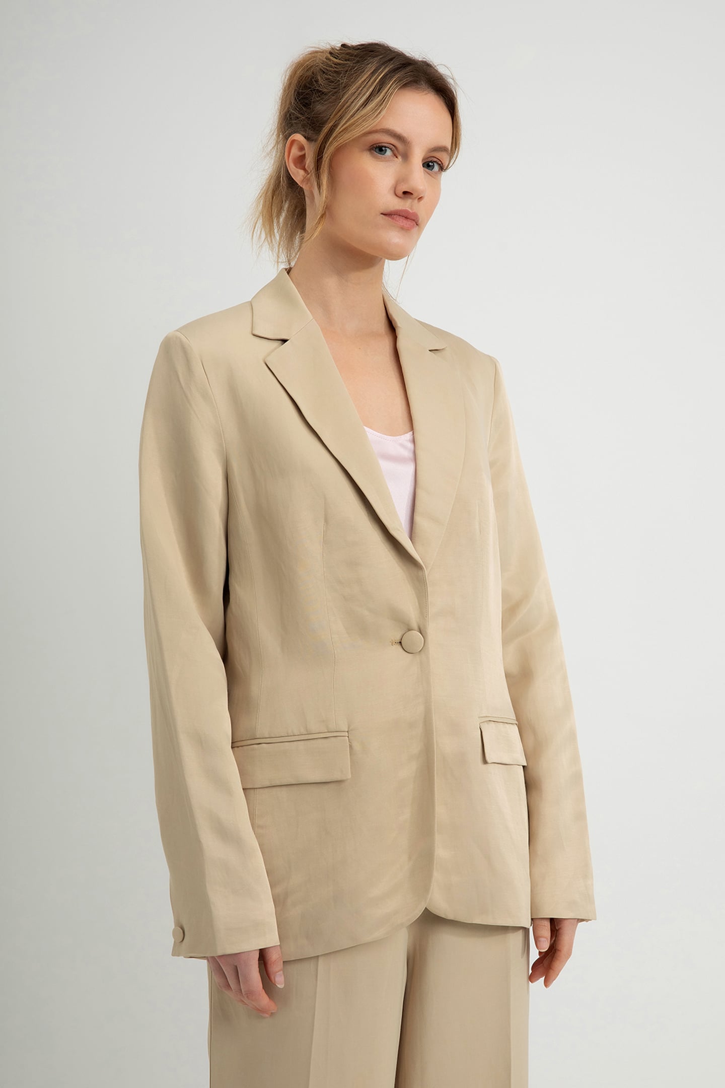 DONNA BLAZER LIGHT KHAKI 3