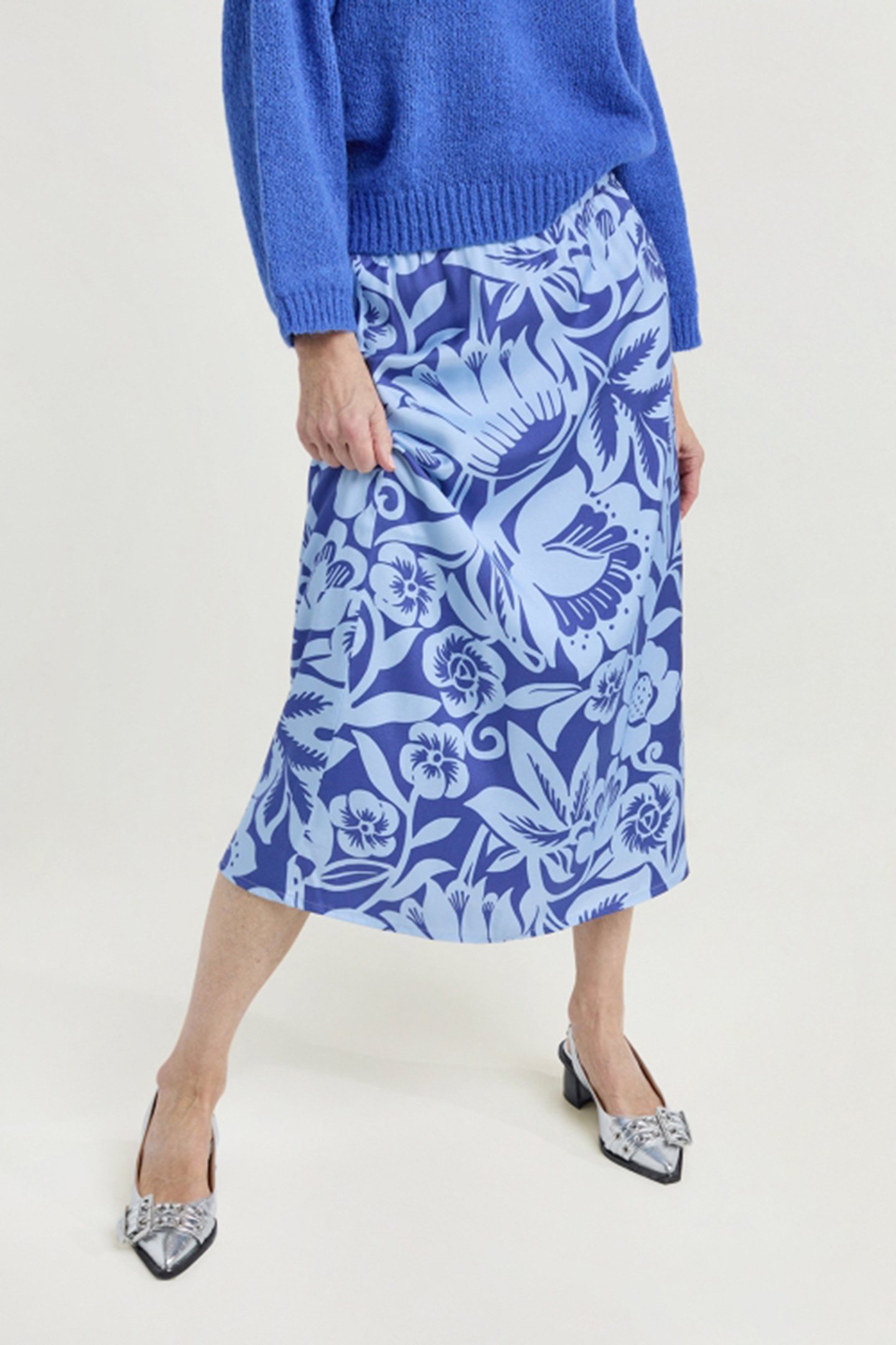 SIA SKIRT OCEAN BLUE PRINT 1