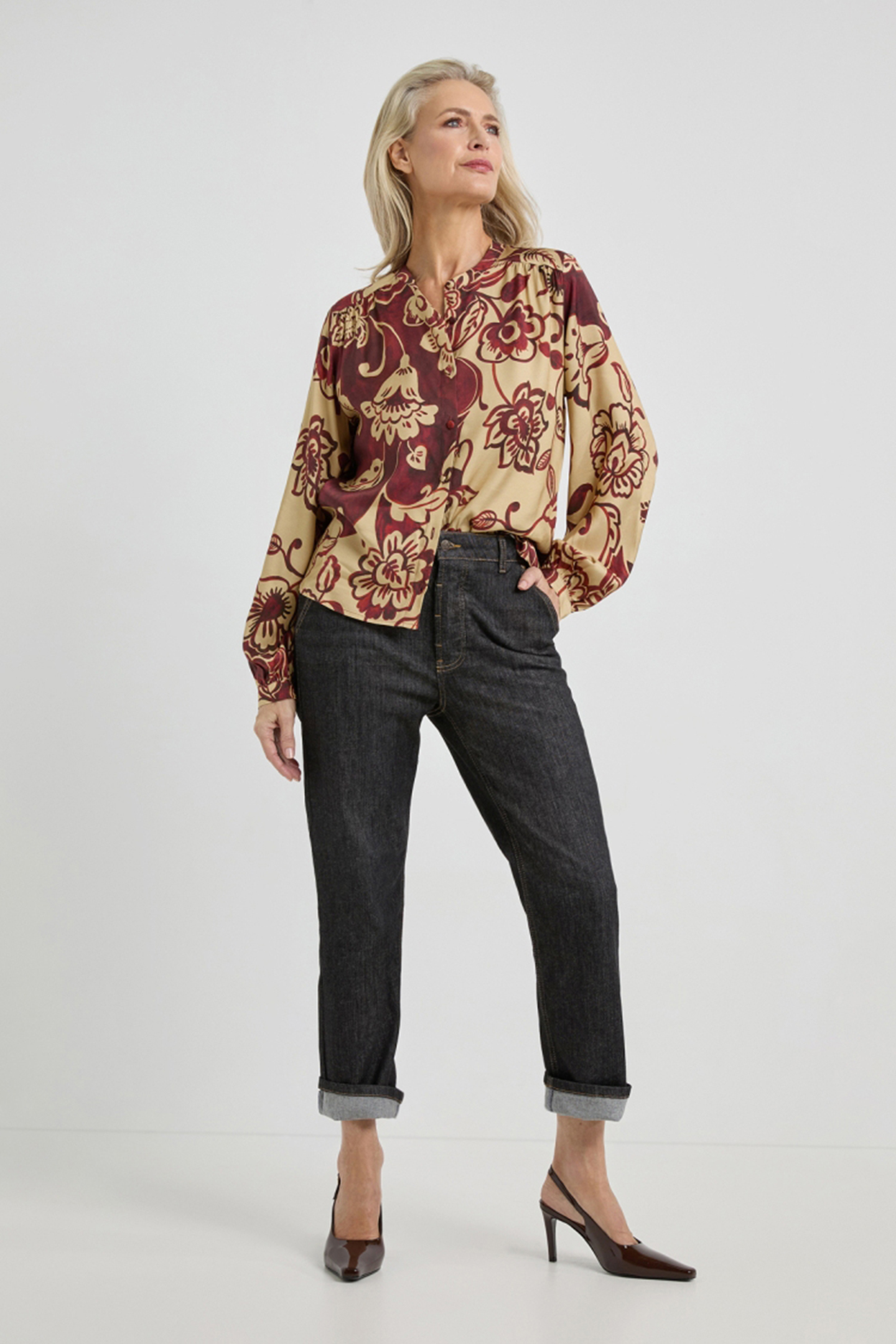 ANOUSKA BLOUSE CAMEL PRINT 2