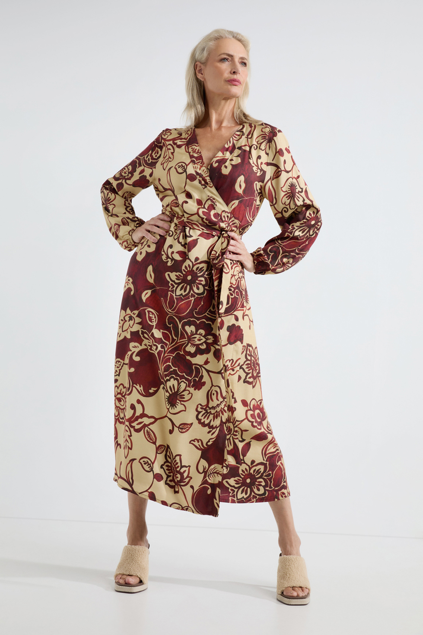 ALISE DRESS CAMEL PRINT 2