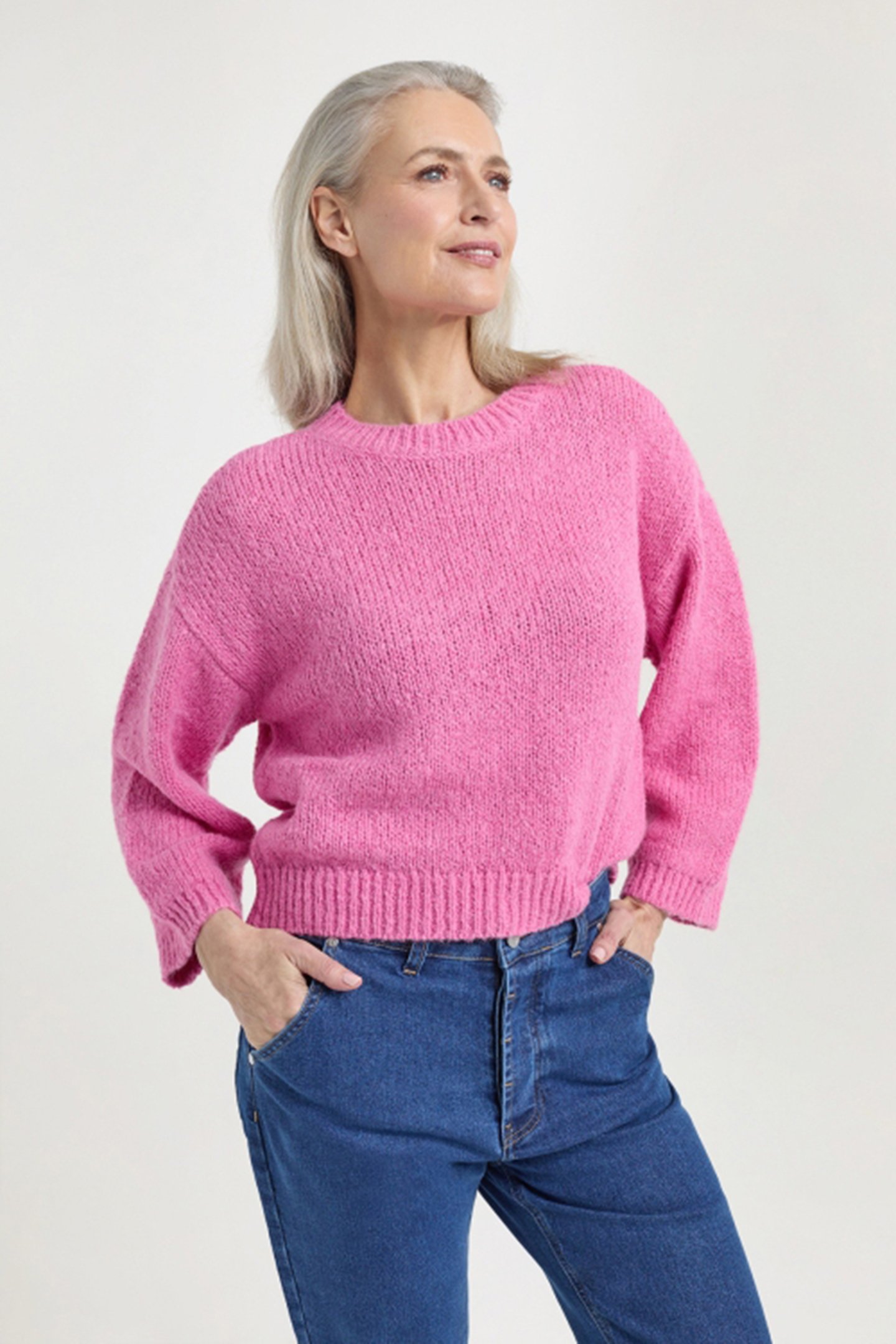 JESSE SWEATER FUCHSIA 1