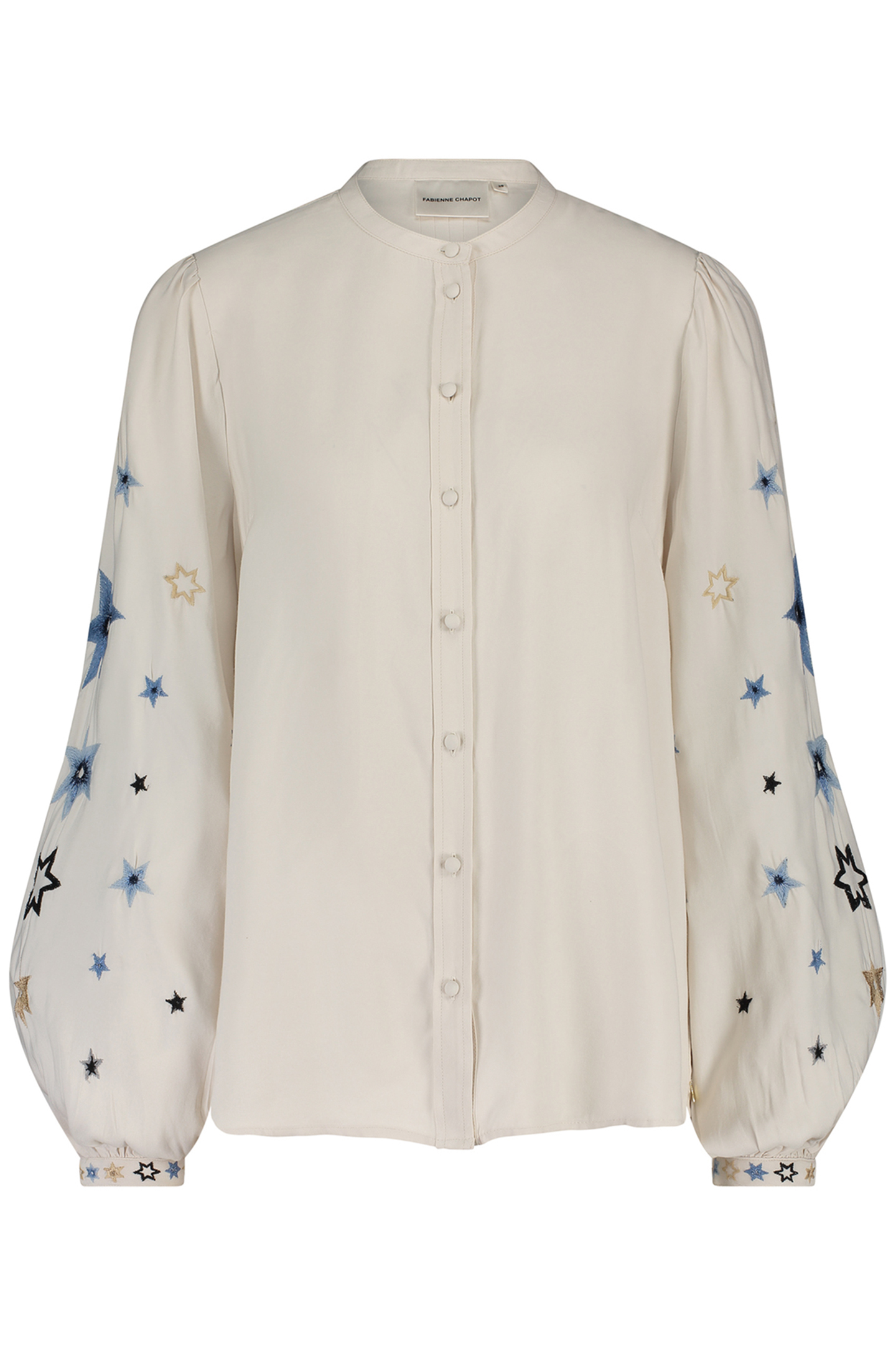 HARRY BLOUSE WARM WHITE/BLUE 4