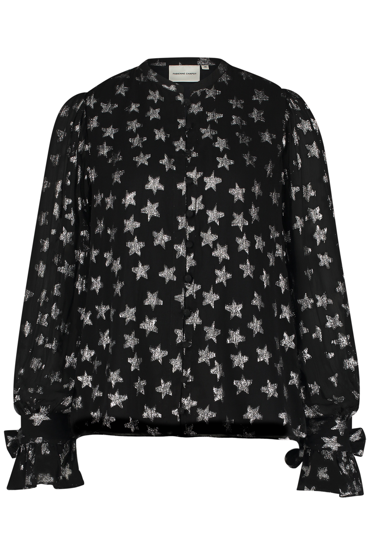 KYLIE BLOUSE BLACK/SILVER 3