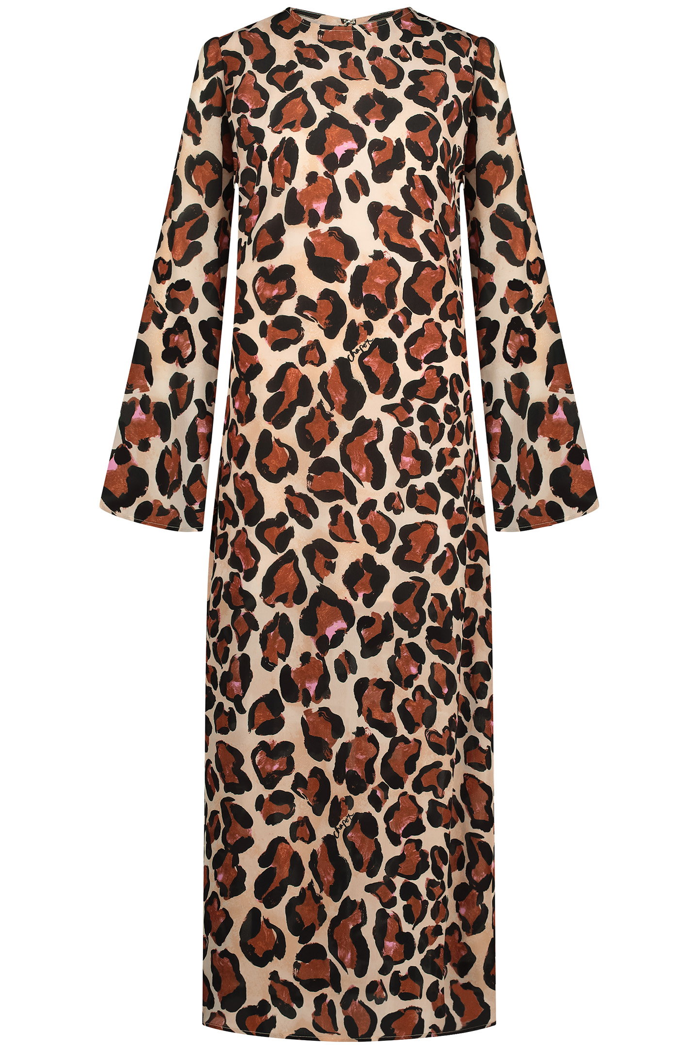 AURORA DRESS NOUGAT/BLACK 3