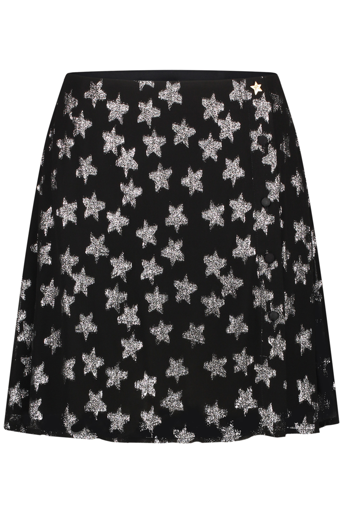 LILA SHORT SKIRT BLACK/SILVER 4