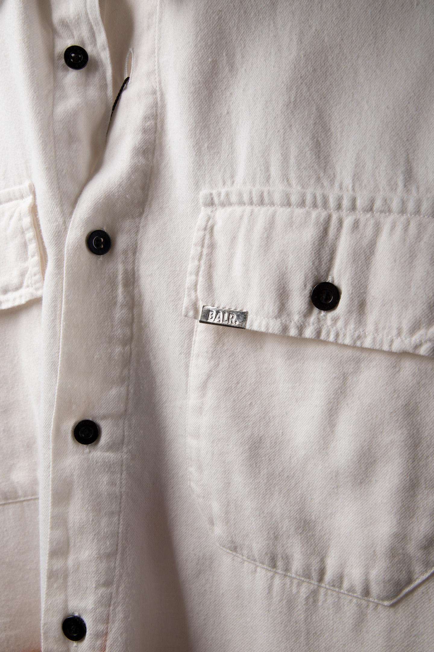 SOLID DIP DYE OVERSHIRT OFF WHITE 4
