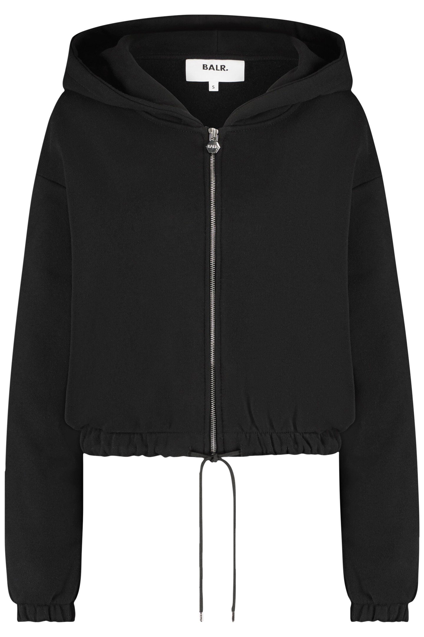 LINDY CROPPED HOODIE WOMEN JET BLACK 1
