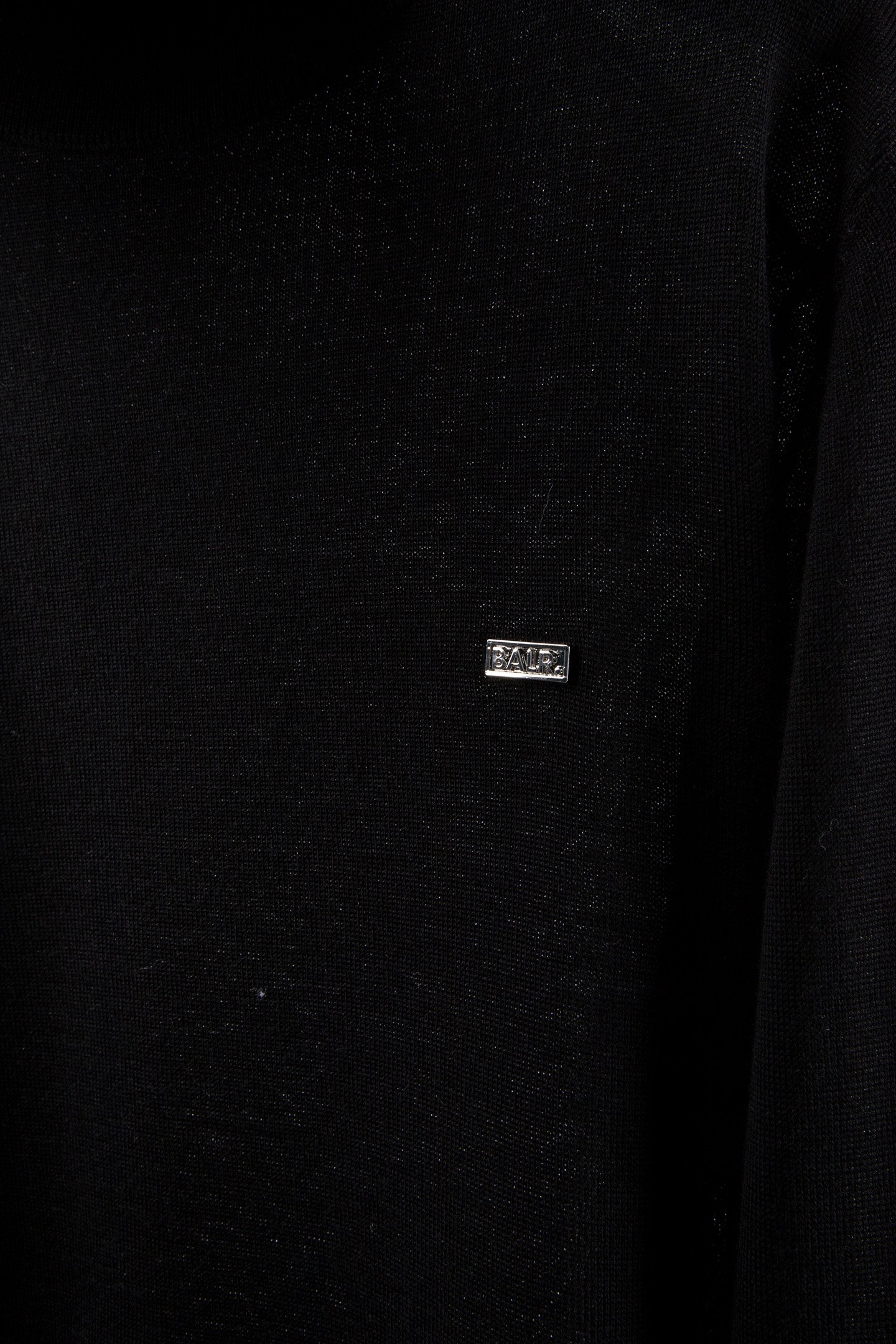 ROSS BADGE REGULAR KNITTED TURTLE NECK JET BLACK 4