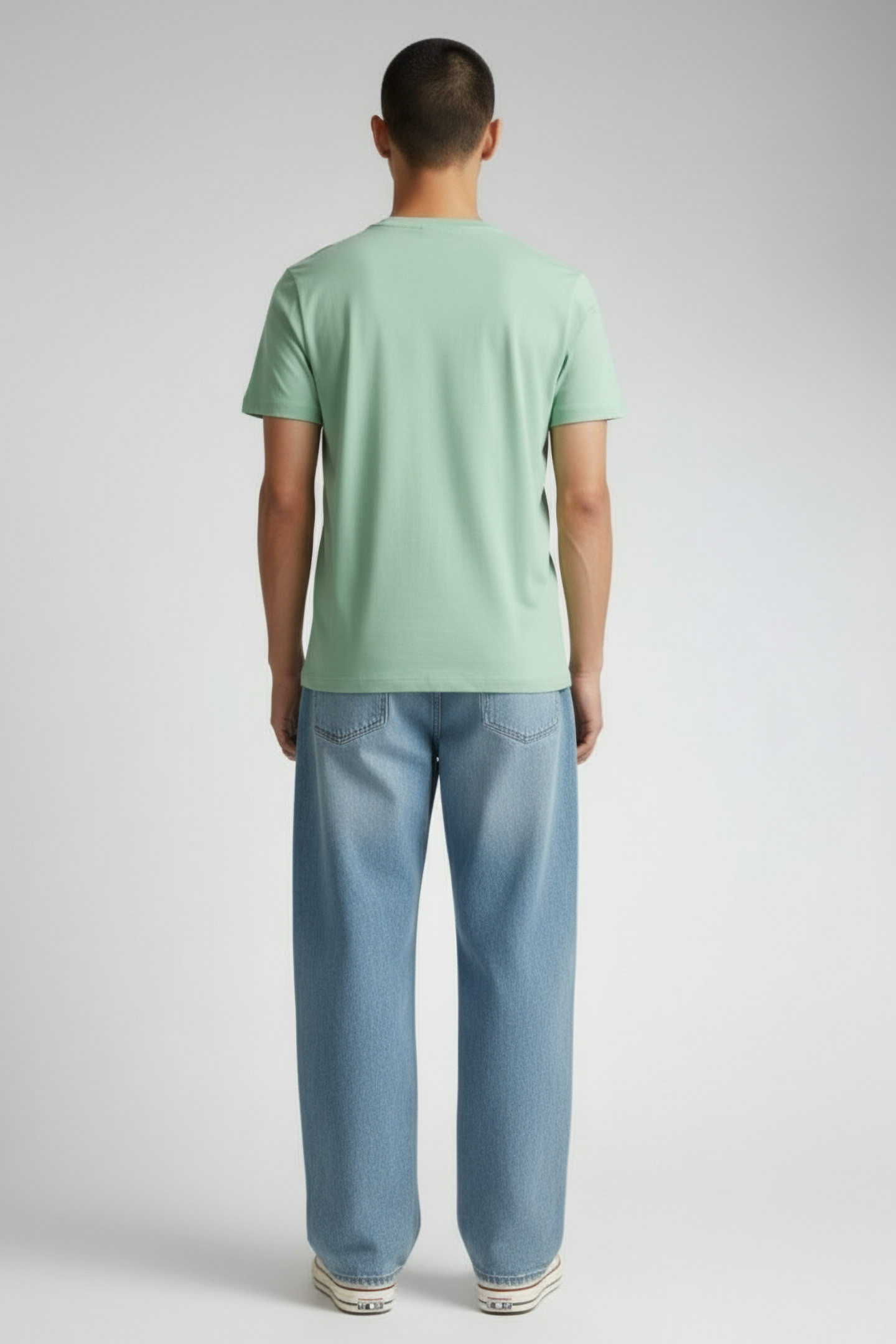 BRAND REGULAR FIT T-SHIRT QUIET GREEN 2