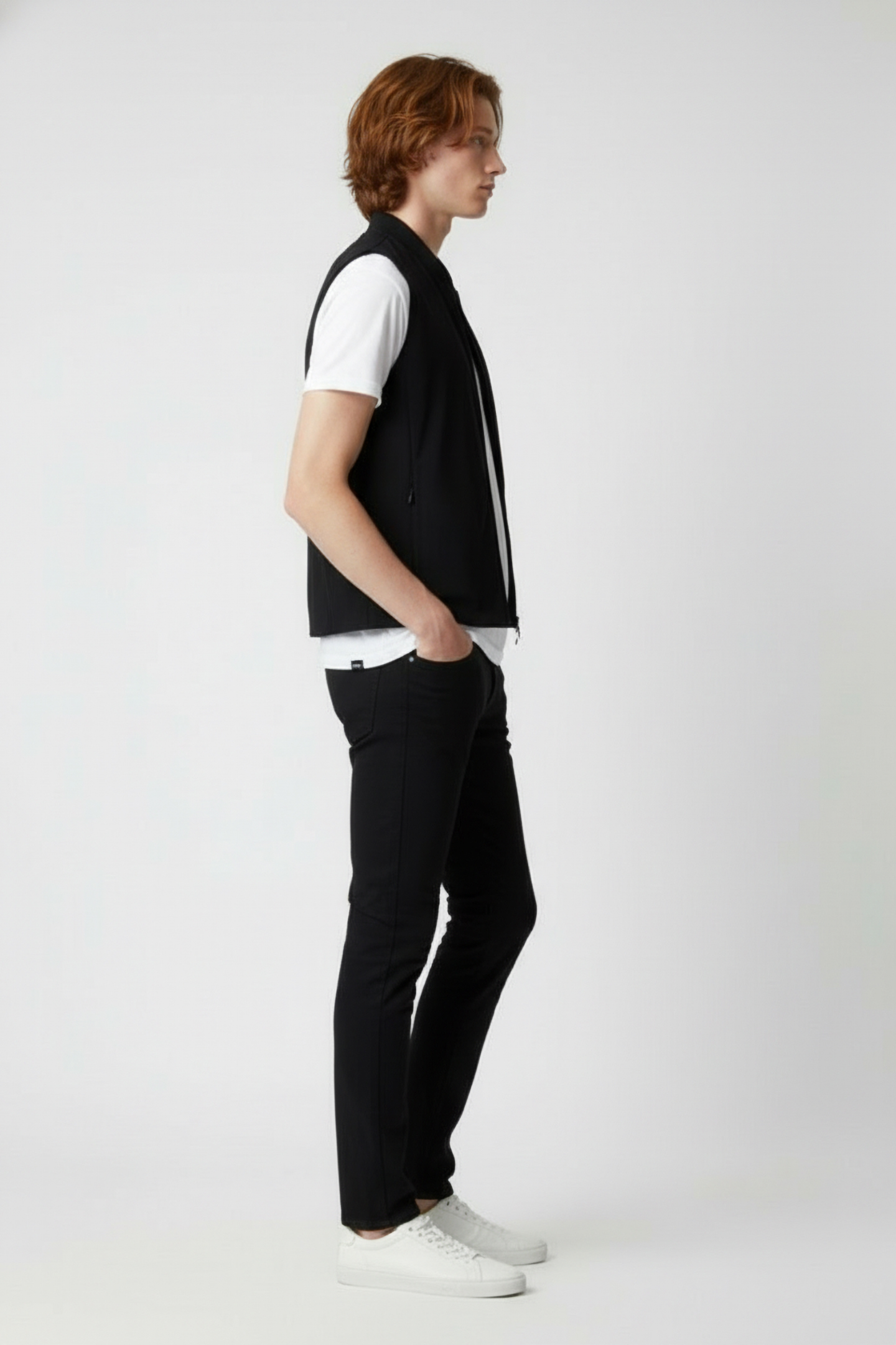 BALRXI REGULAR FIT GILET JET BLACK 3