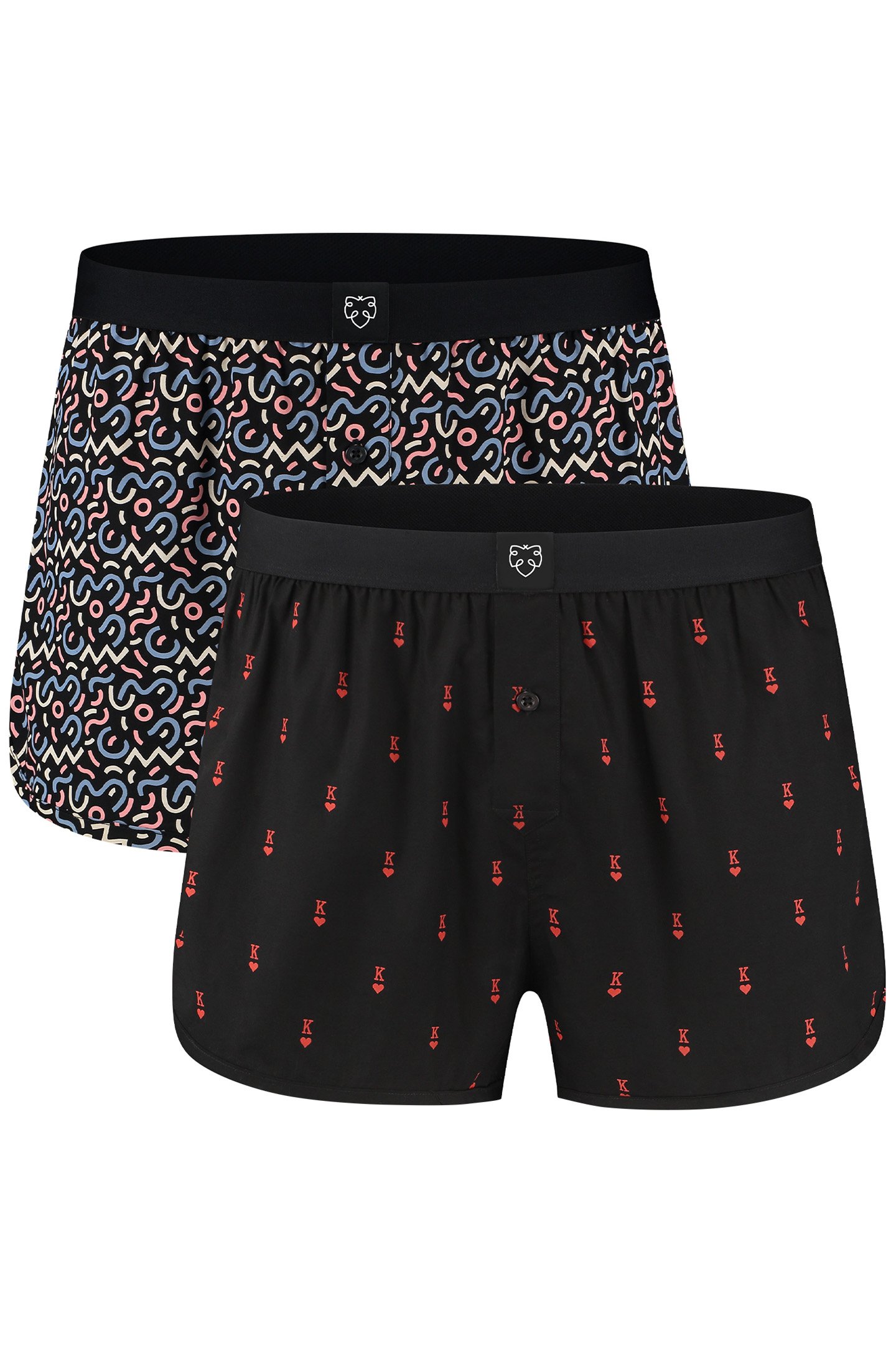 A-DAM 2-PACK BOXERSHORT MULTICOLOR 1