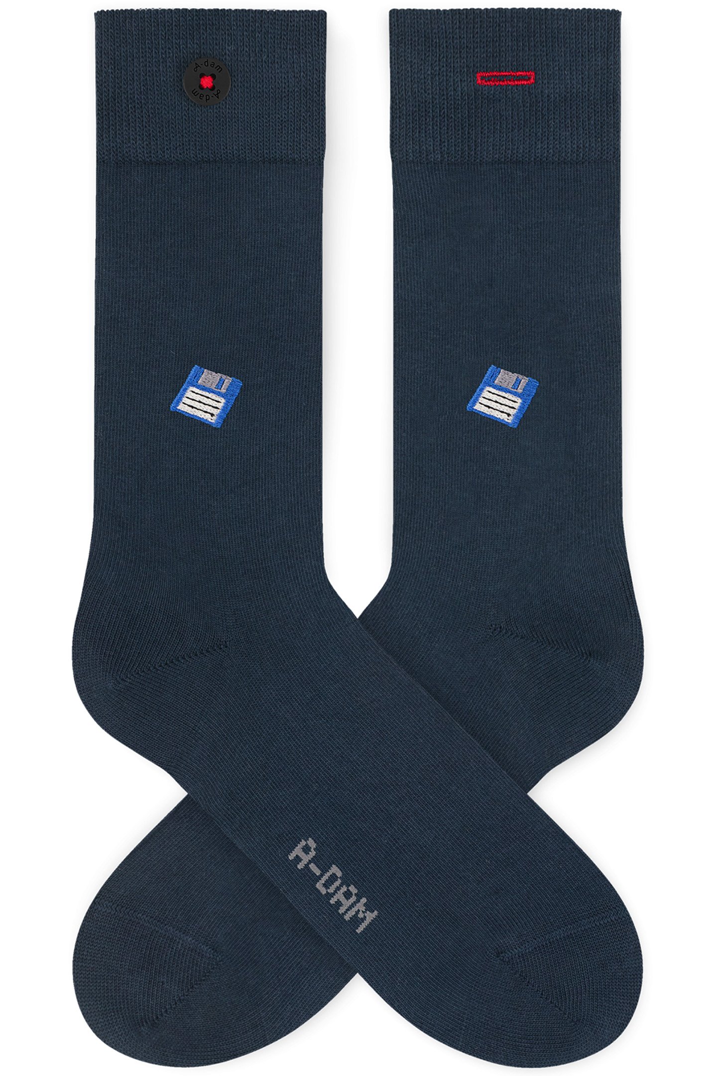 UNISEX A-DAM 4-PACK CASUAL SOCKS MULTICOLOR 5