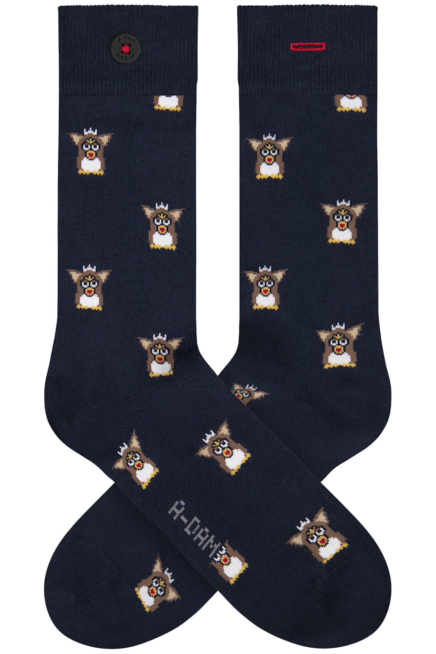 UNISEX A-DAM 4-PACK CASUAL SOCKS MULTICOLOR 4