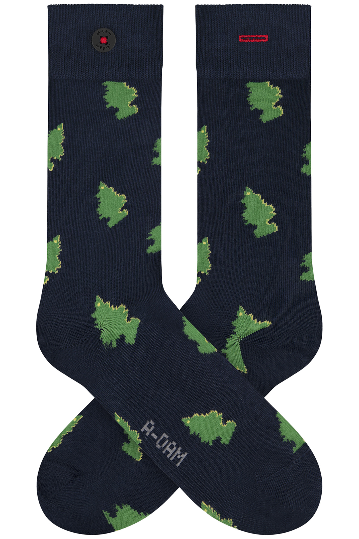 UNISEX A-DAM 4-PACK CASUAL SOCKS MULTICOLOR 2