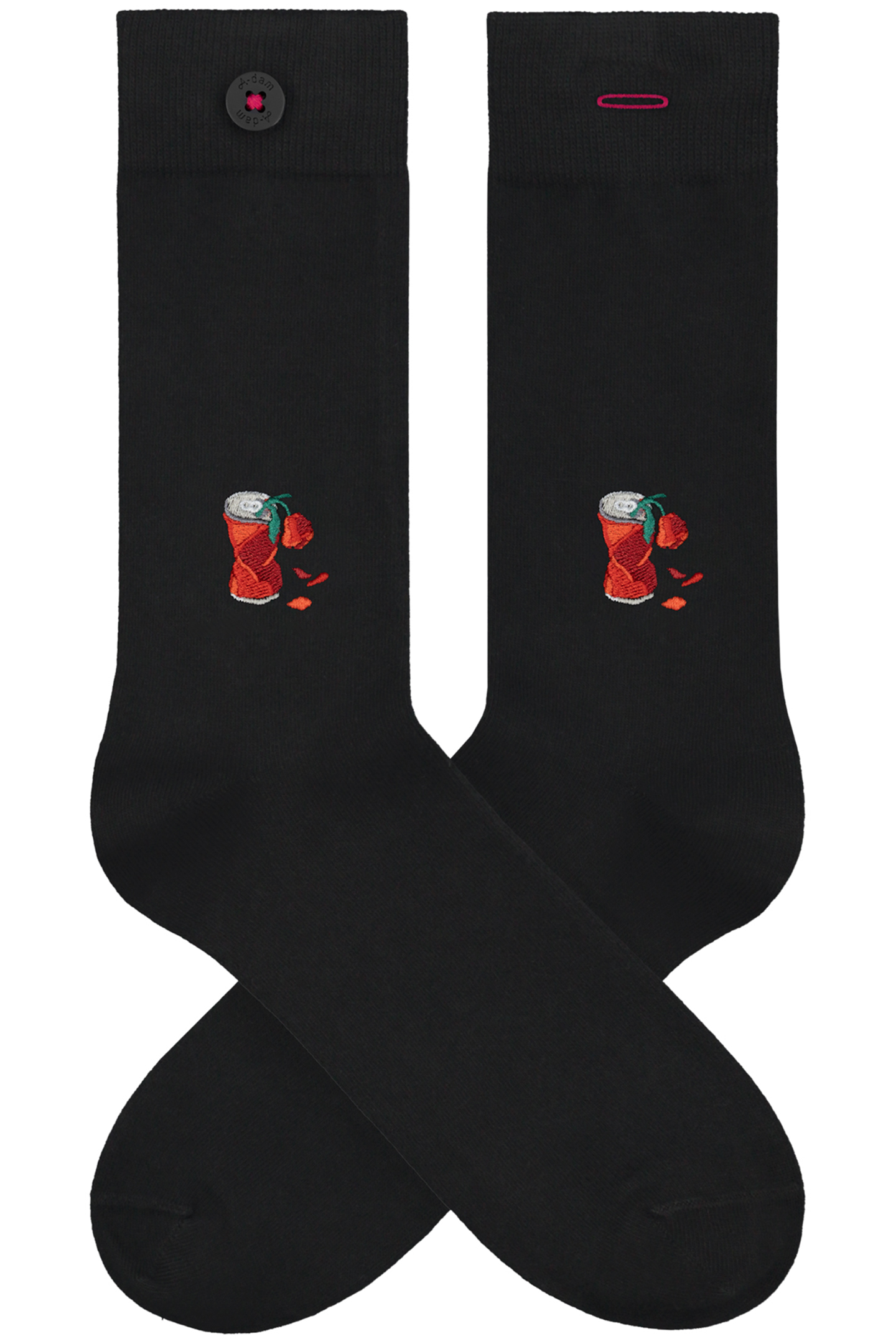 UNISEX A-DAM 4-PACK CASUAL SOCKS MULTICOLOR 3