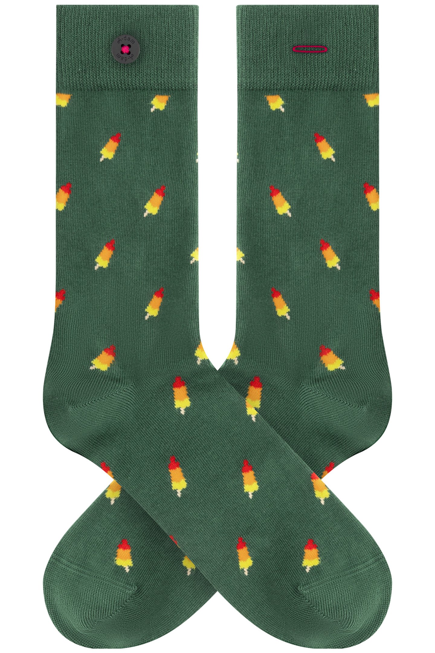 UNISEX A-DAM 4-PACK CASUAL SOCKS MULTICOLOR 4