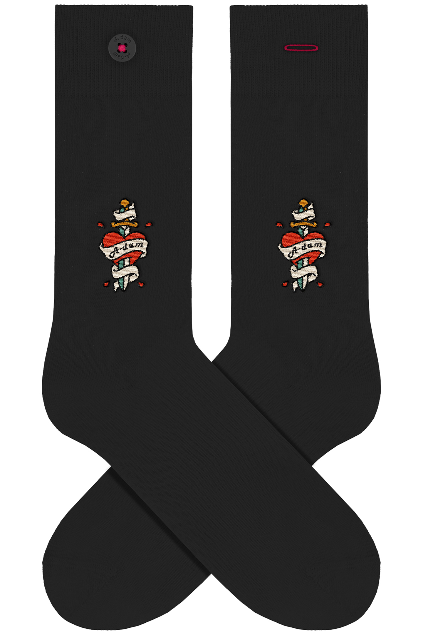 UNISEX A-DAM 4-PACK CASUAL SOCKS MULTICOLOR 2