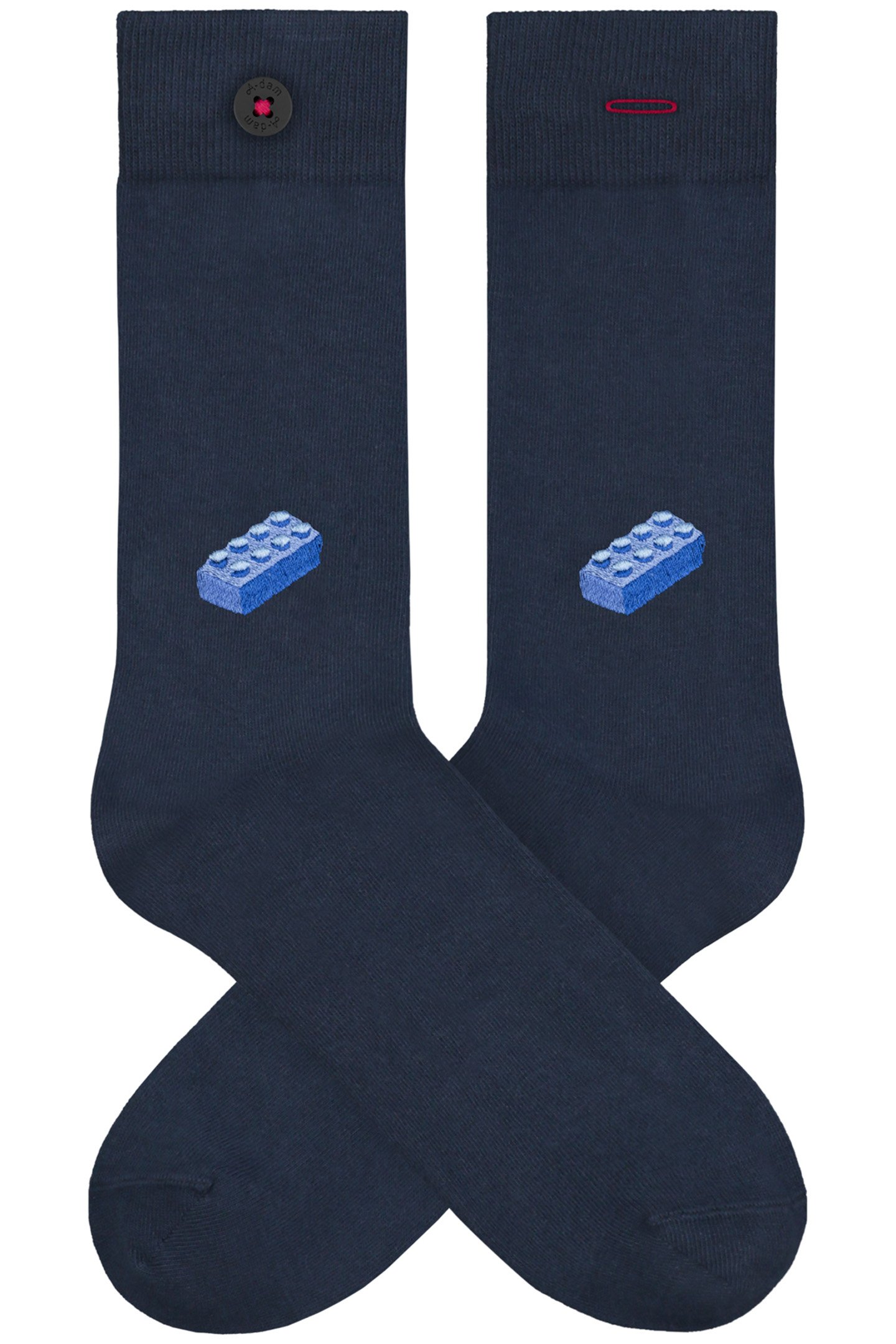 UNISEX A-DAM 4-PACK CASUAL SOCKS MULTICOLOR 4