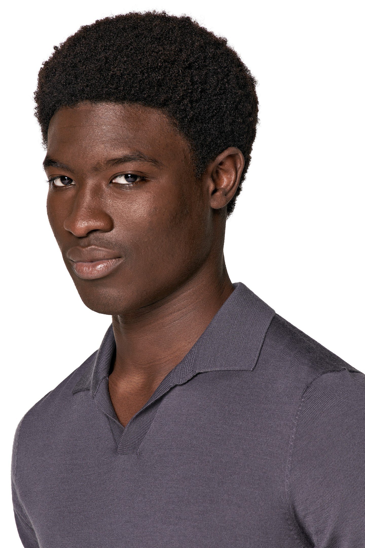 POLO BUTTONLESS EGGPLANT PURPLE 9