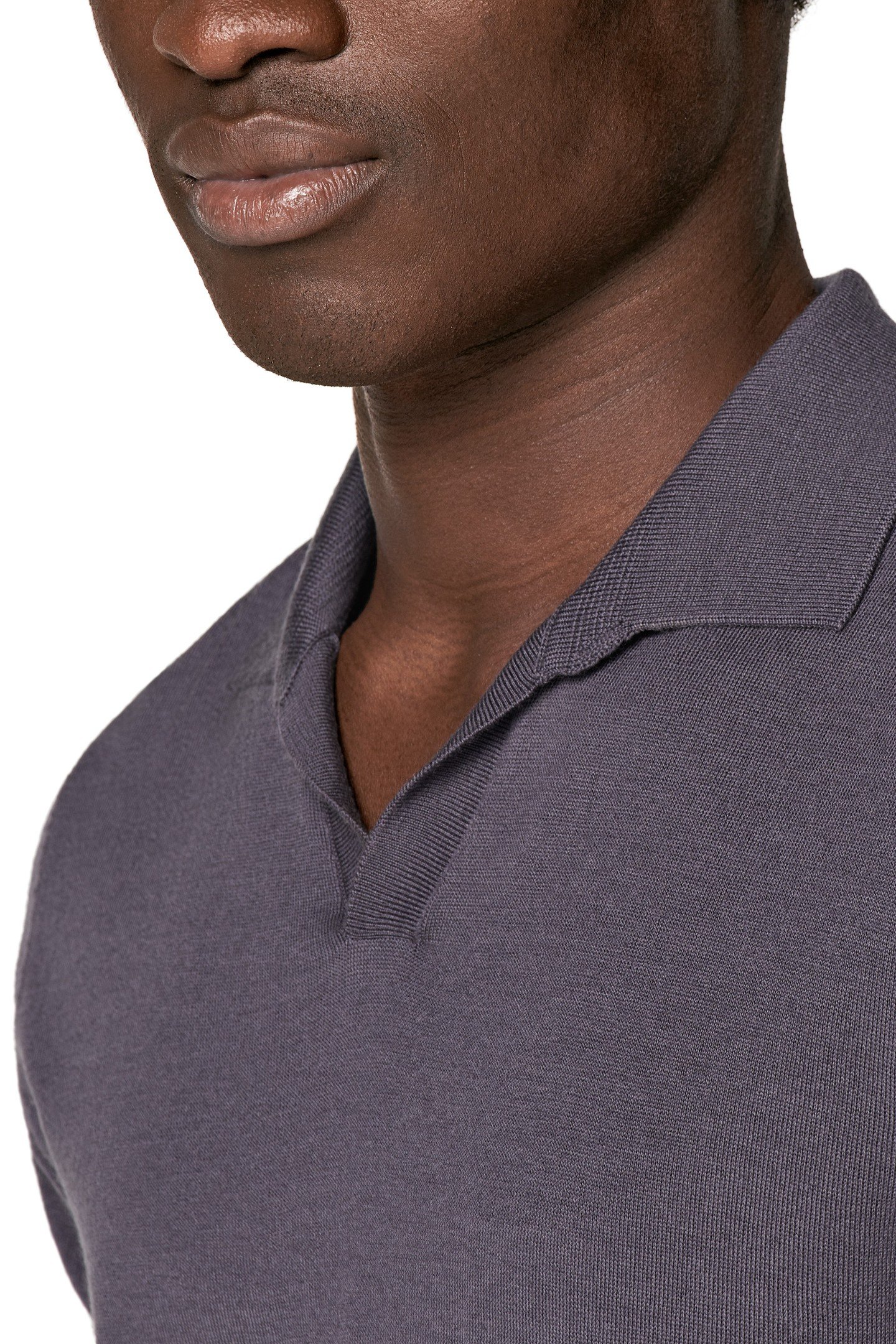 POLO BUTTONLESS EGGPLANT PURPLE 7