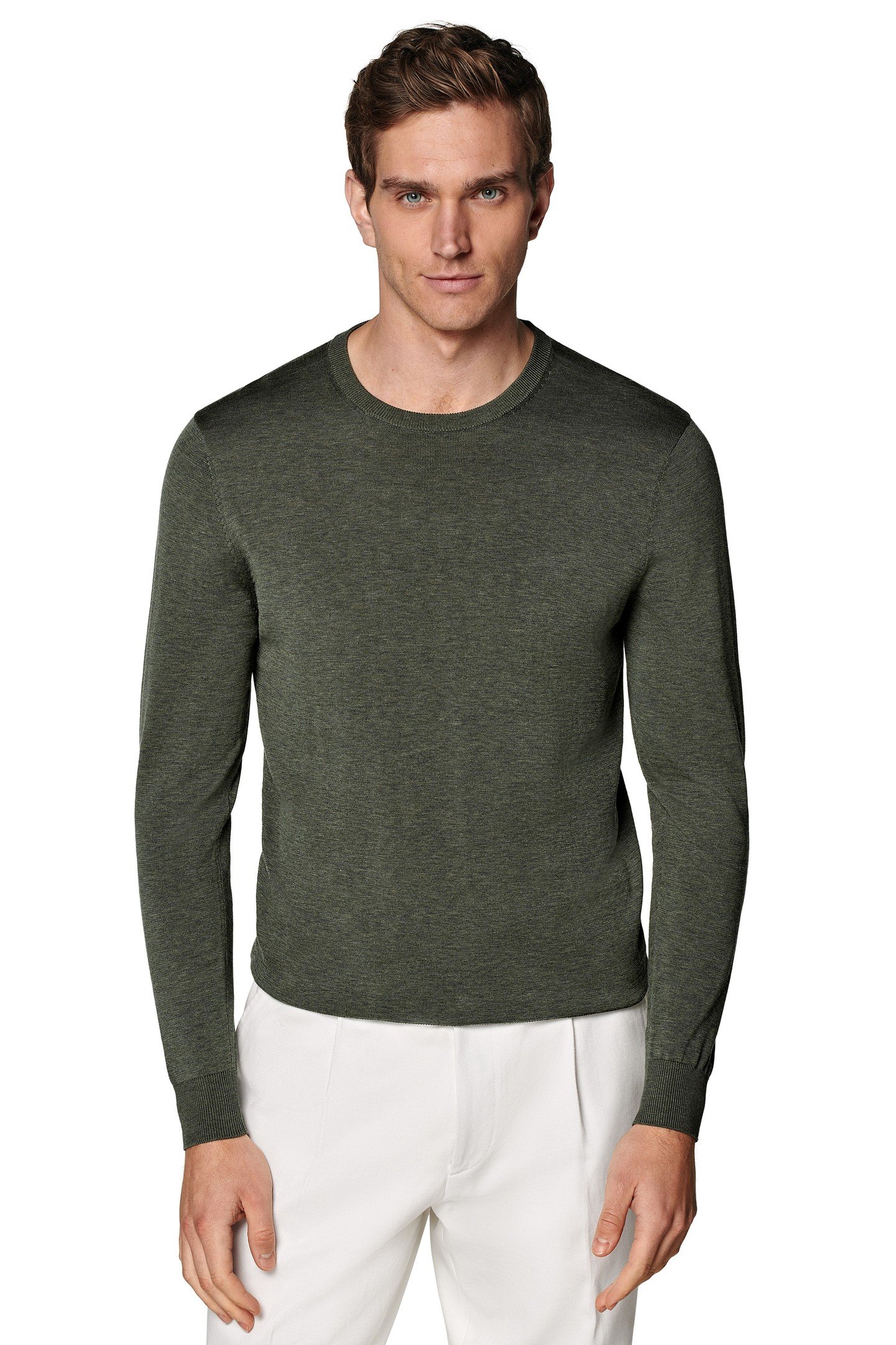 LS CREW ARMY DARK GREEN 4