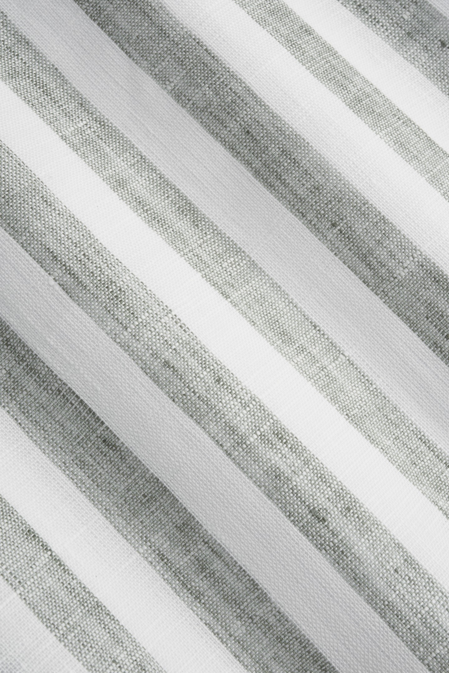 PURE LINEN GREEN STRIPE LIGHT GREEN 9